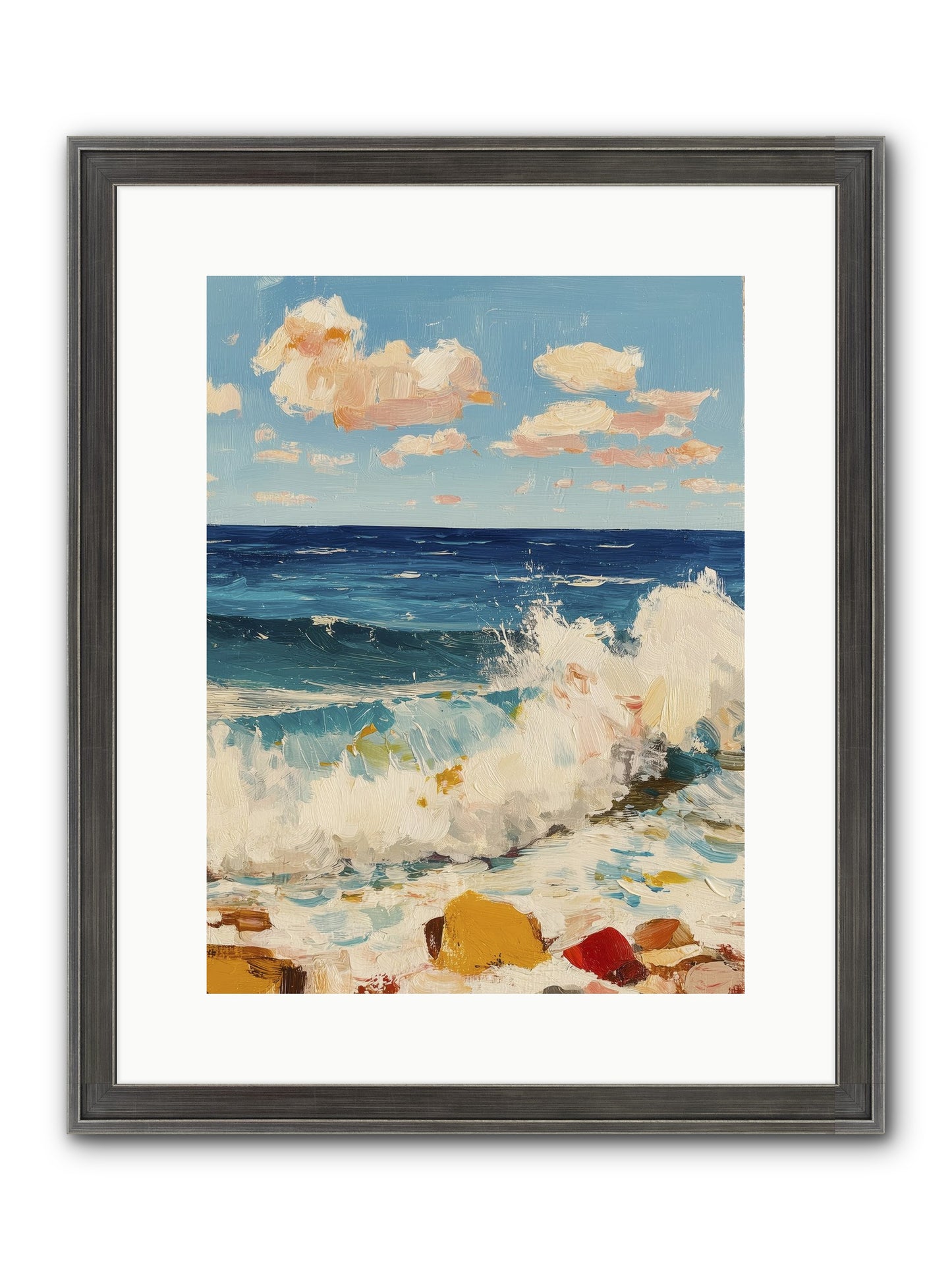 Where Worlds Collide Framed Print - Slimwoods Black/Silver 12x16