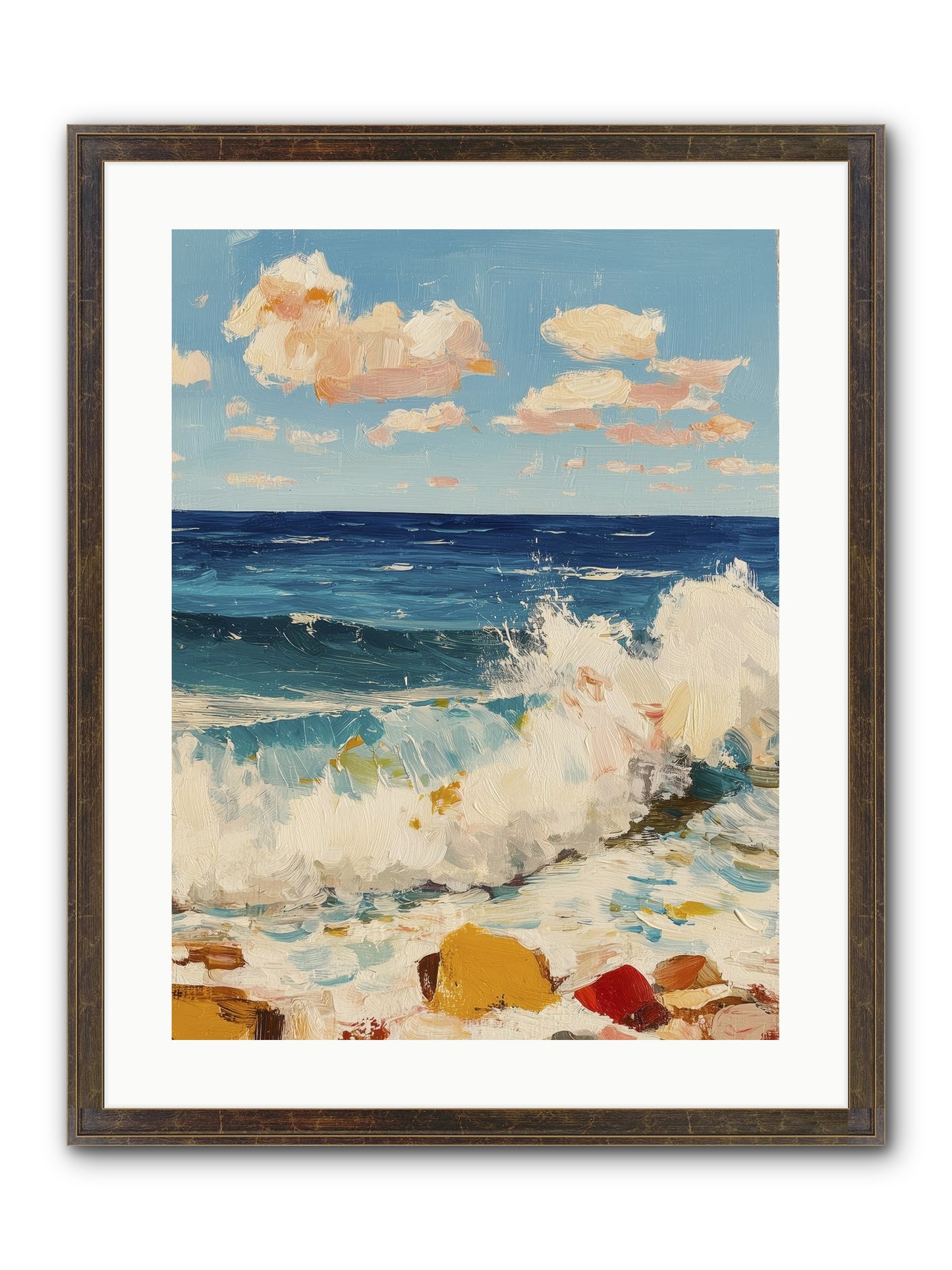 Where Worlds Collide Framed Print - Slimwoods Black/Gold 18x24