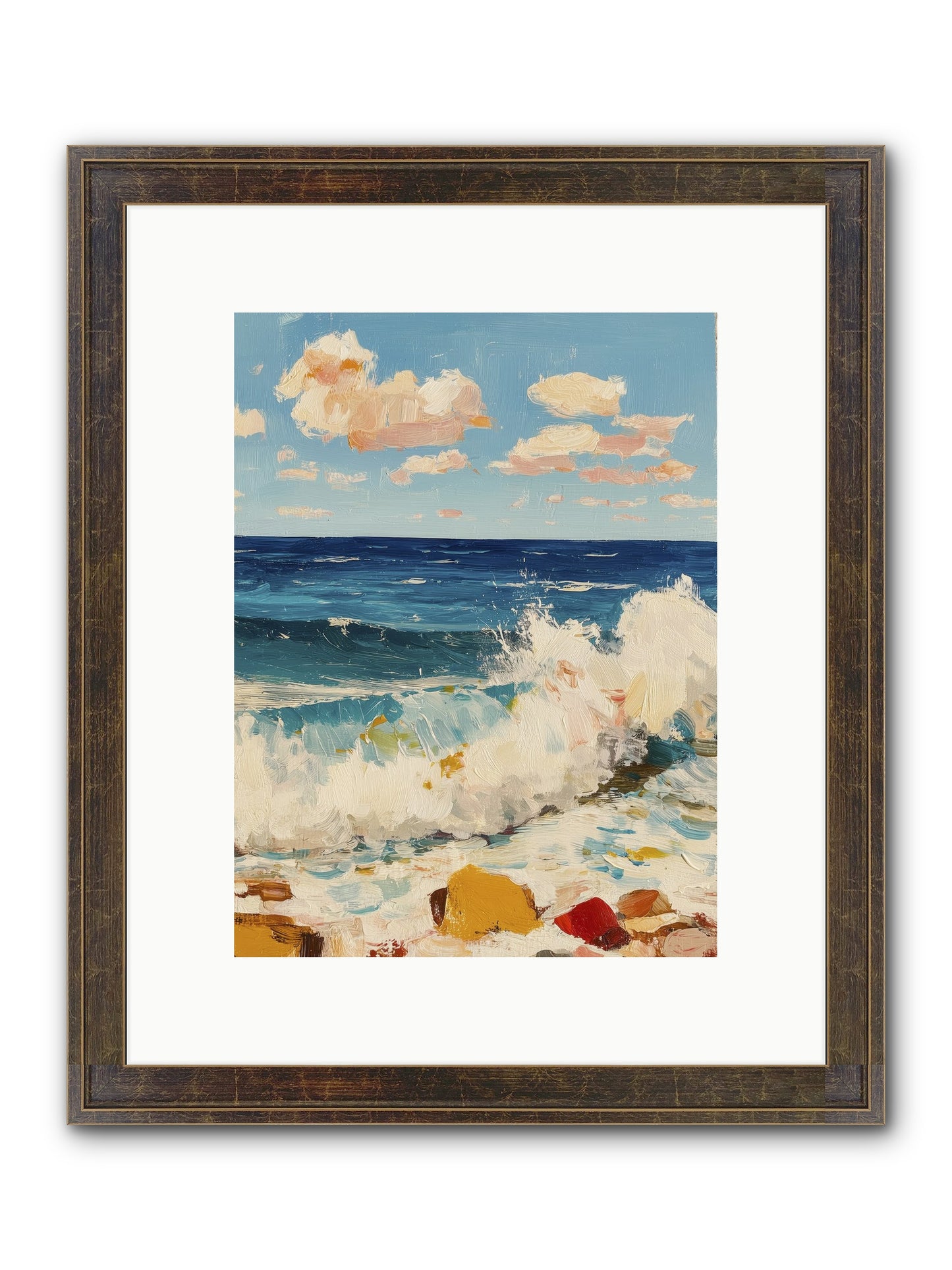Where Worlds Collide Framed Print - Slimwoods Black/Gold 9x12