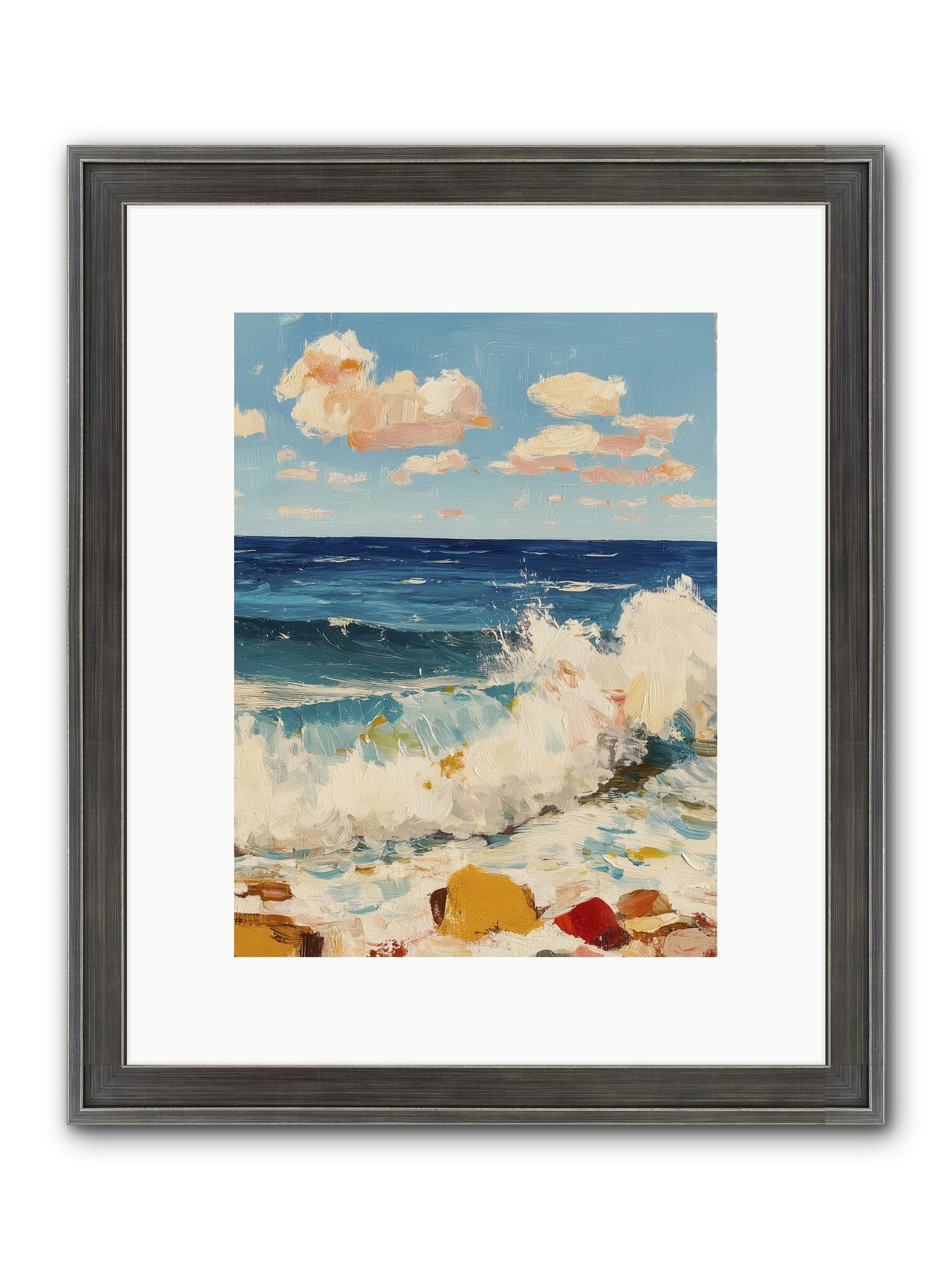 Where Worlds Collide Framed Print - Slimwoods Black/Silver 9x12