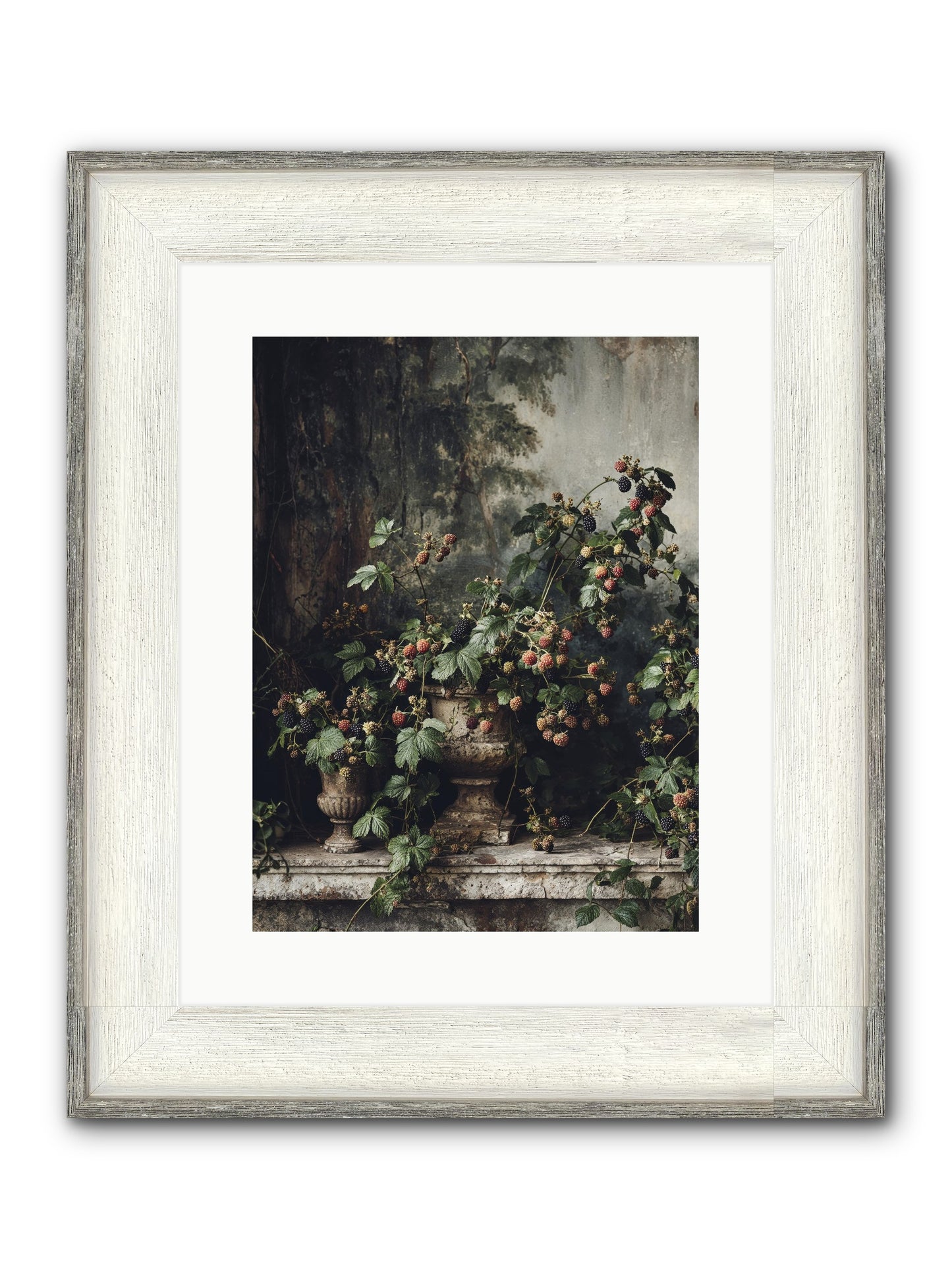 Where Yesterday Lives Framed Print - Driftwood White 12x16