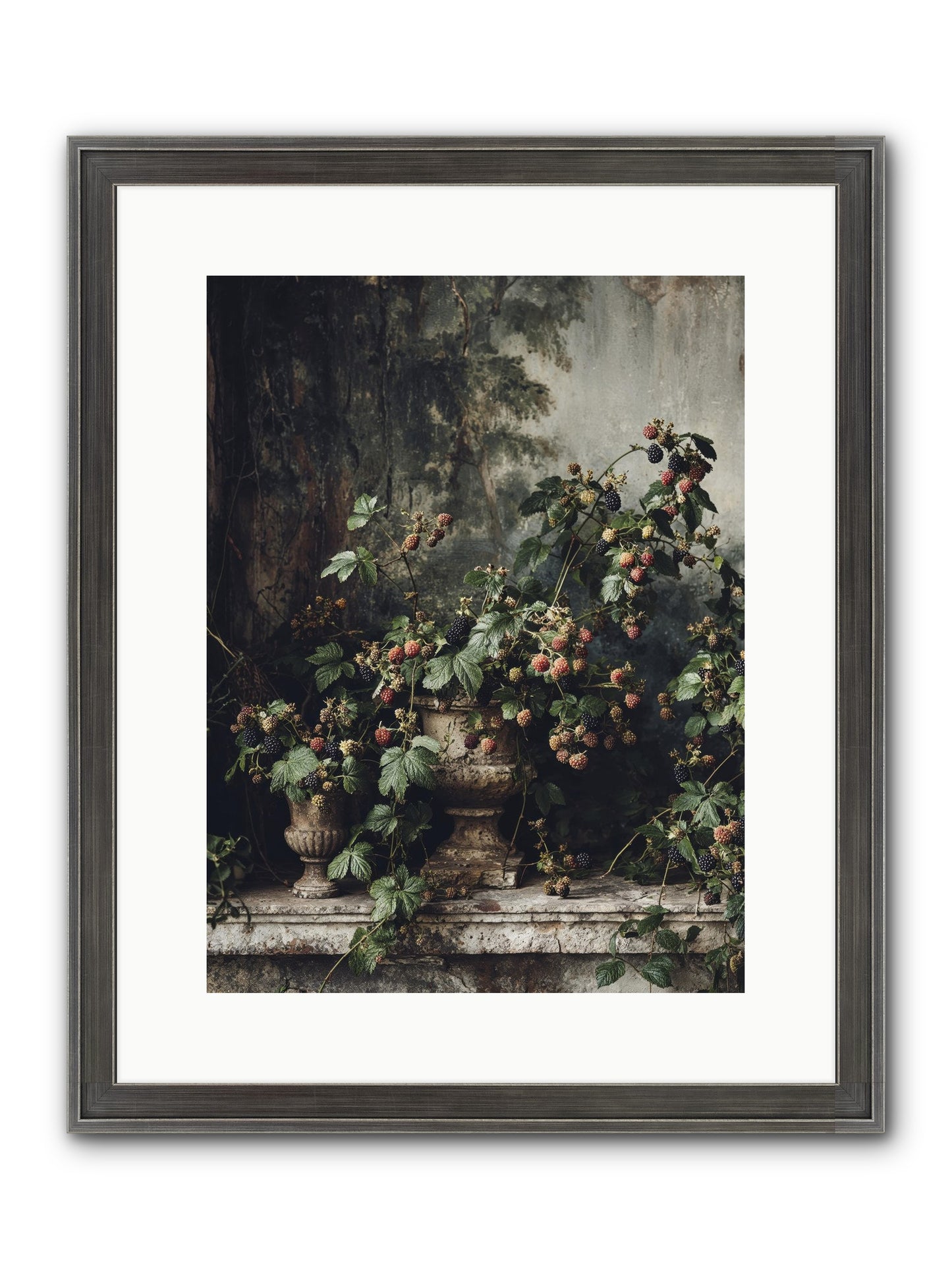 Where Yesterday Lives Framed Print - Slimwoods Black/Silver 12x16