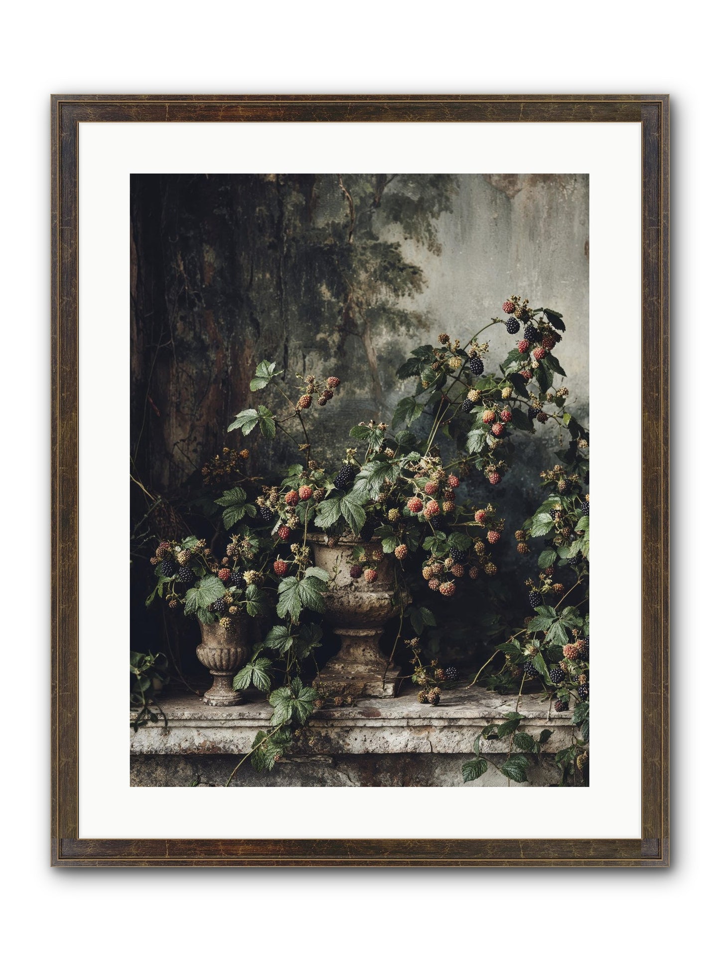 Where Yesterday Lives Framed Print - Slimwoods Black/Gold 18x24
