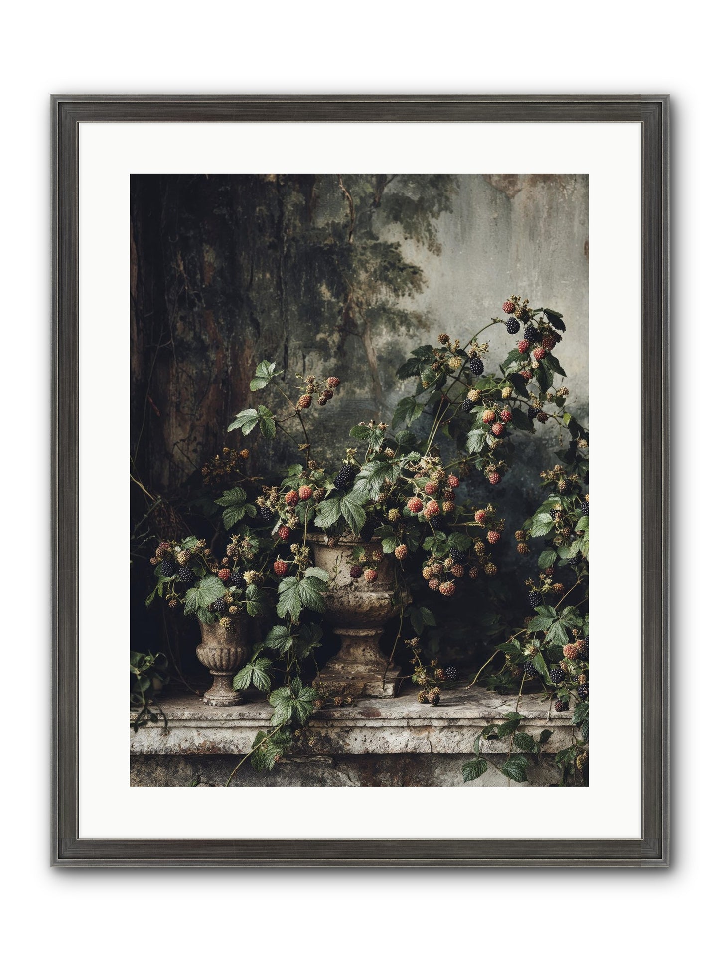 Where Yesterday Lives Framed Print - Slimwoods Black/Silver 18x24
