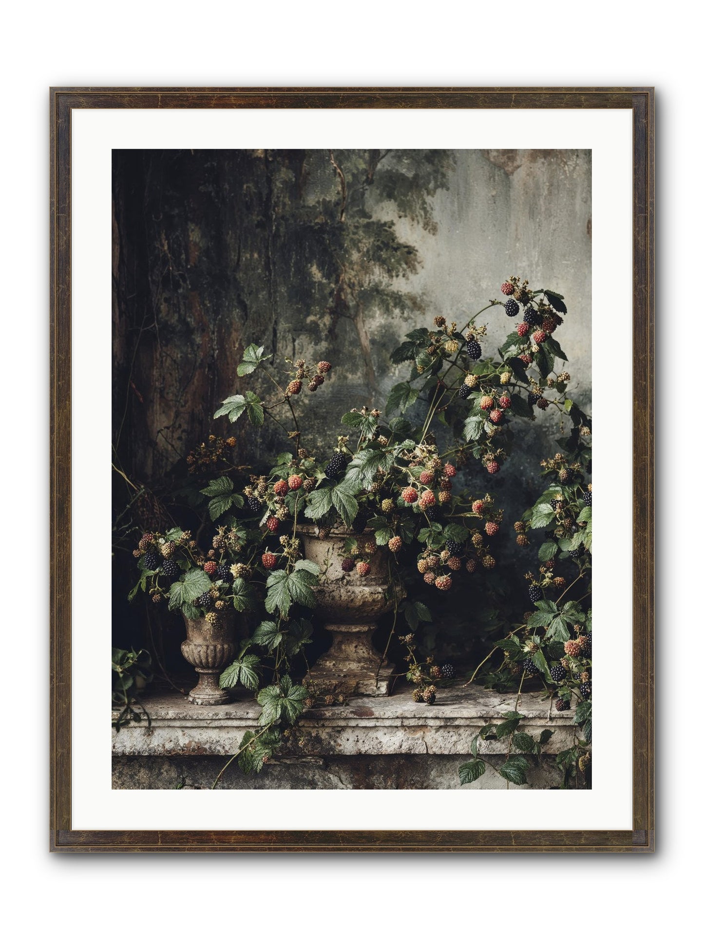 Where Yesterday Lives Framed Print - Slimwoods Black/Gold 24x32