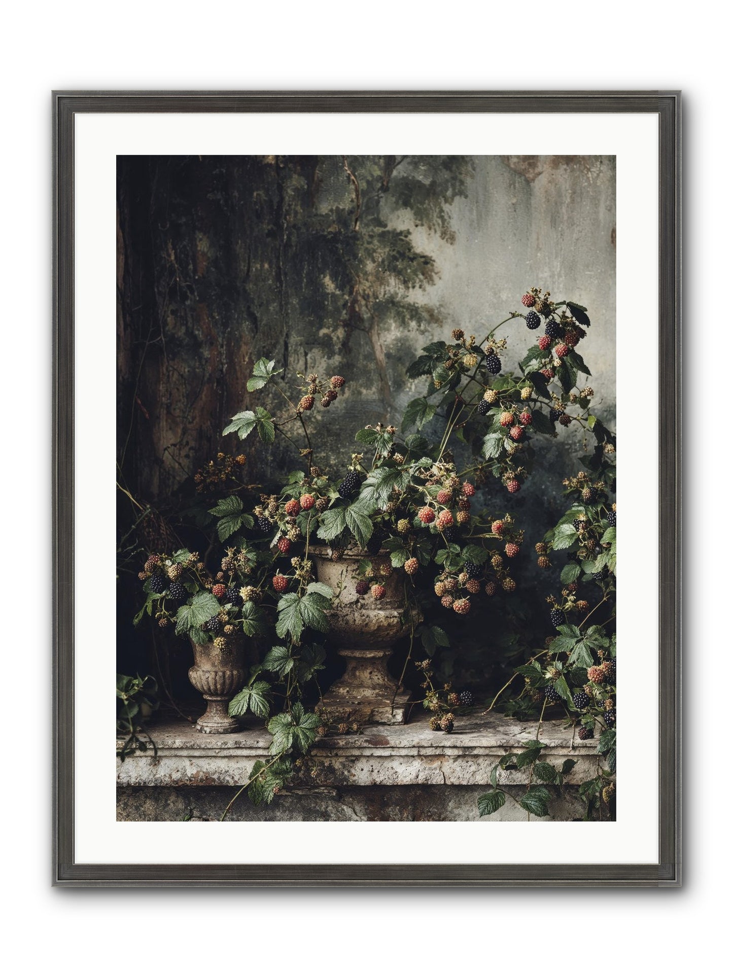 Where Yesterday Lives Framed Print - Slimwoods Black/Silver 24x32