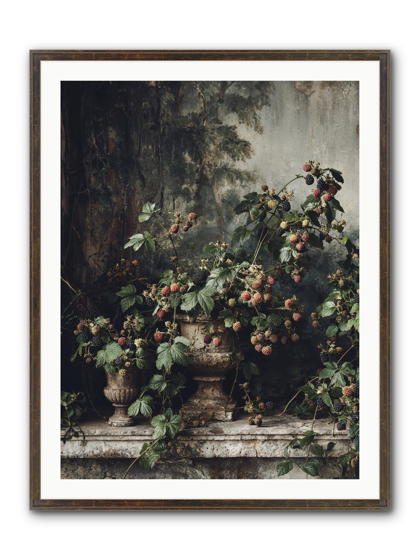 Where Yesterday Lives Framed Print - Slimwoods Black/Gold 30x40