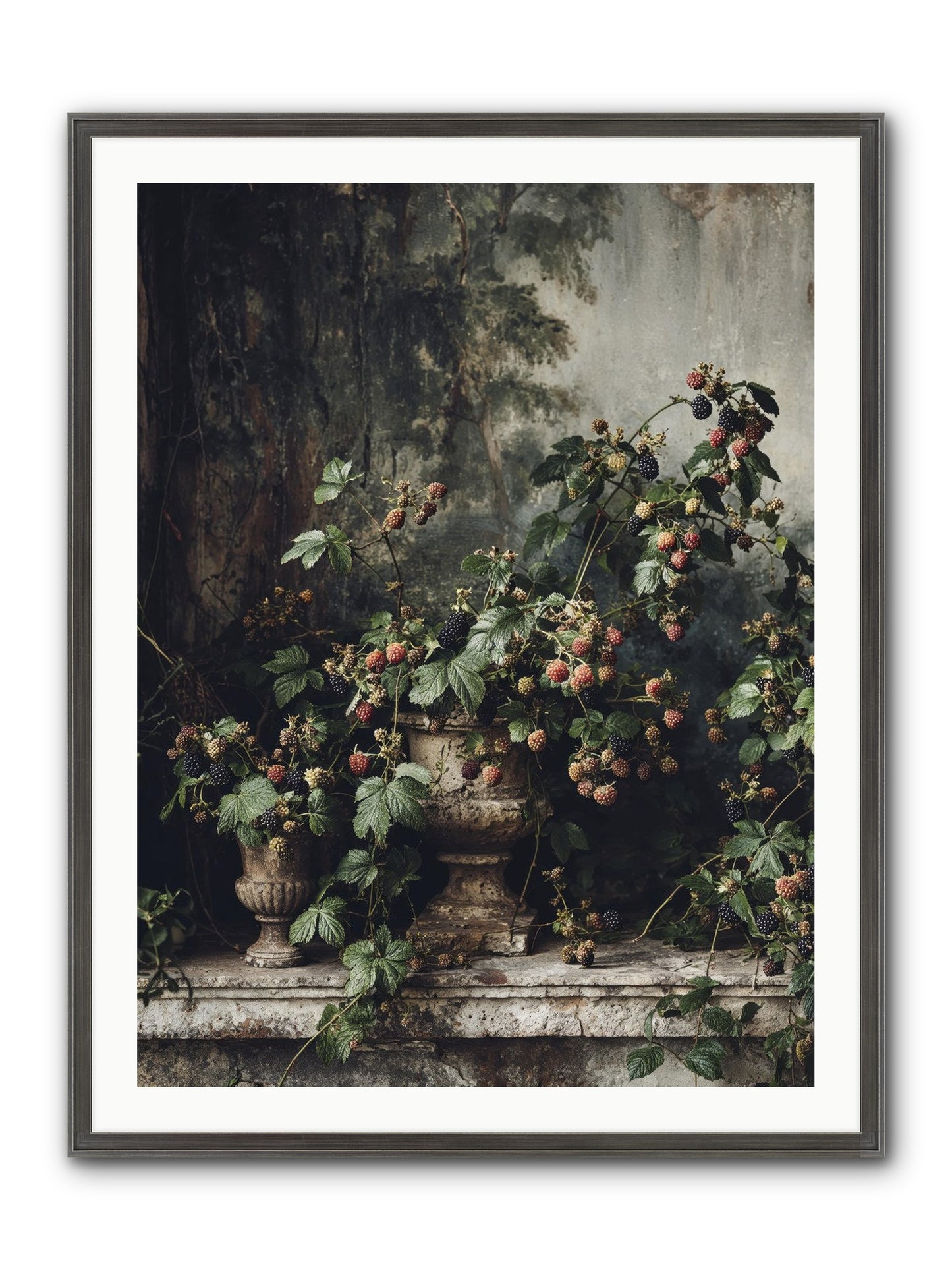 Where Yesterday Lives Framed Print - Slimwoods Black/Silver 30x40