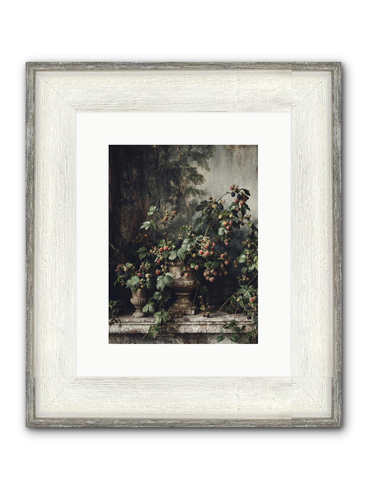 Where Yesterday Lives Framed Print - Driftwood White 9x12