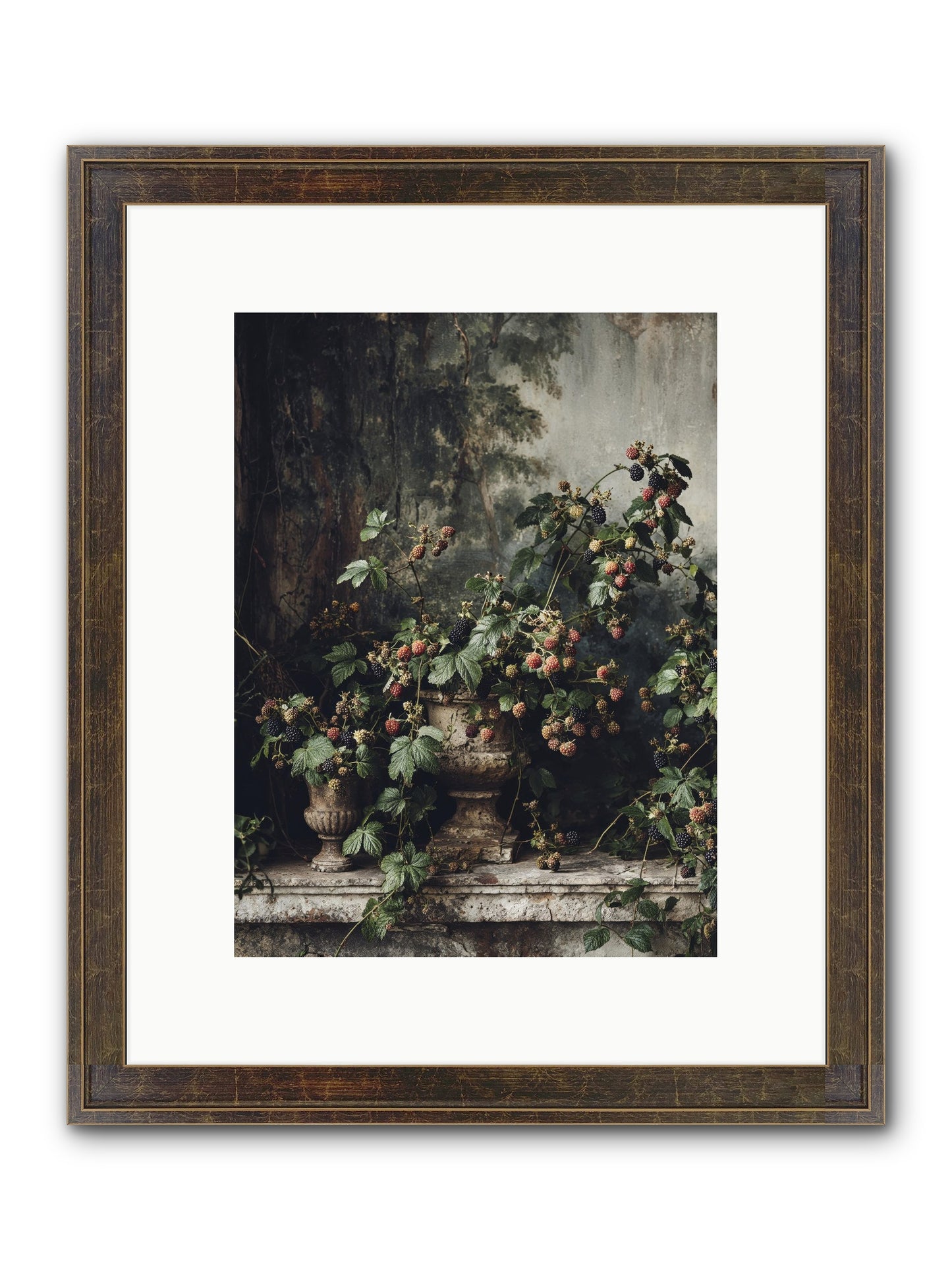 Where Yesterday Lives Framed Print - Slimwoods Black/Gold 9x12