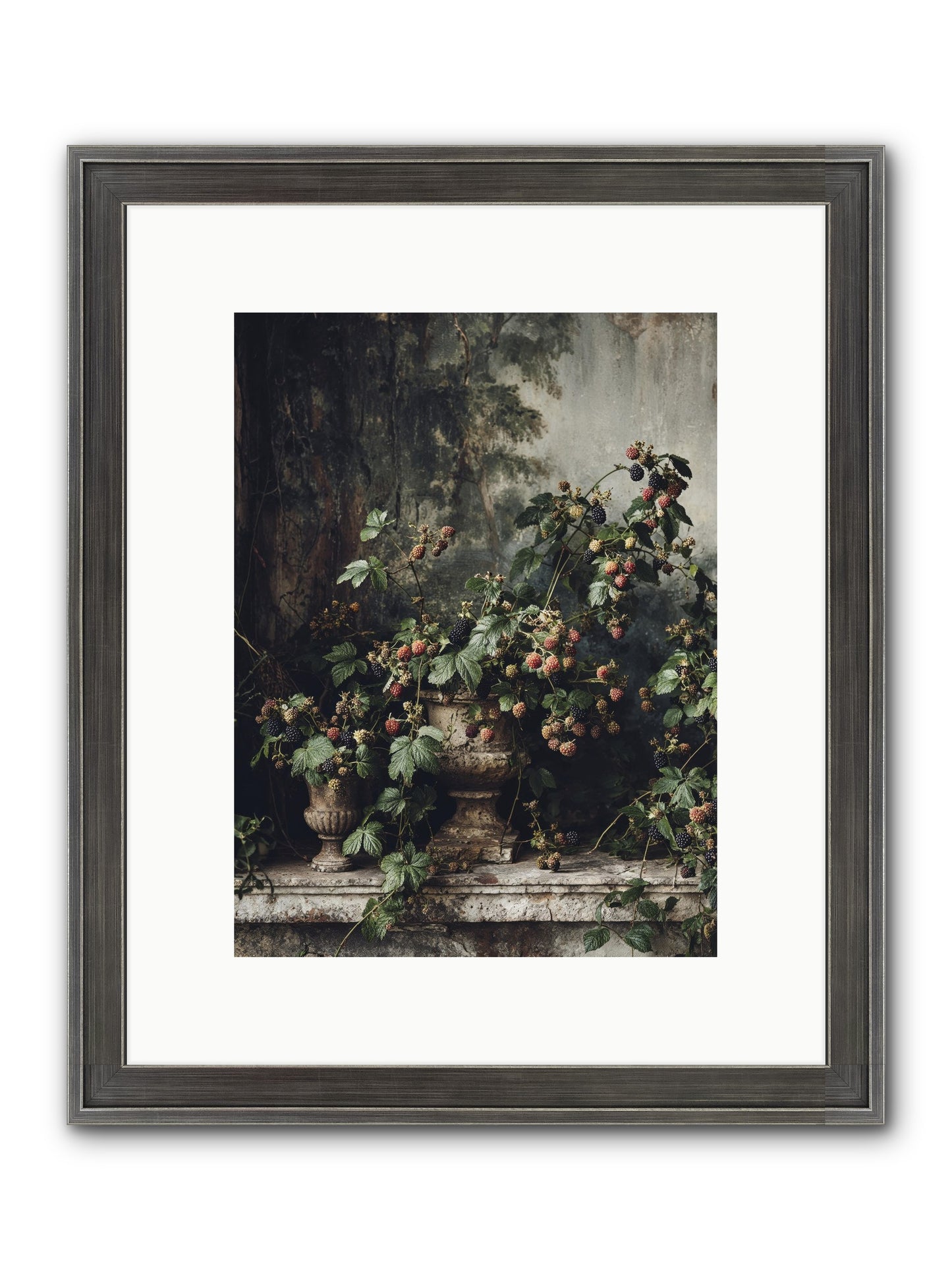 Where Yesterday Lives Framed Print - Slimwoods Black/Silver 9x12