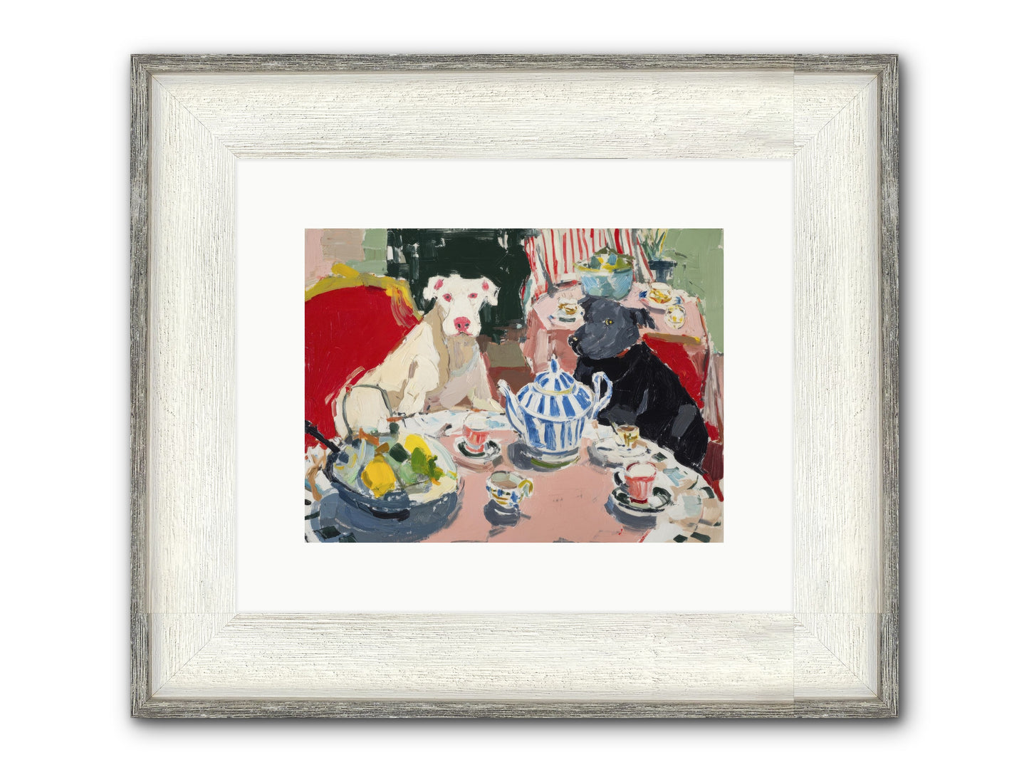 While She Was Gone Framed Print - Driftwood White 12x9