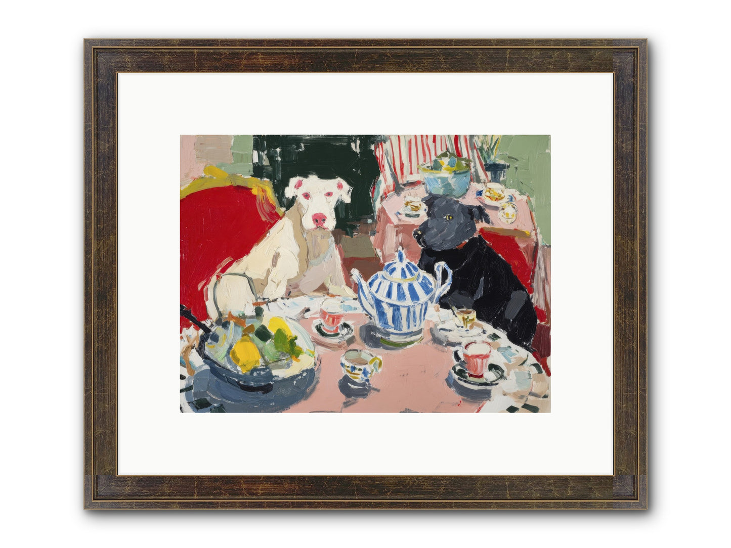 While She Was Gone Framed Print - Slimwoods Black/Gold 12x9