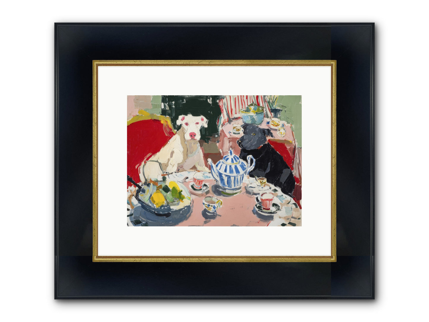 While She Was Gone Framed Print - Wide Black w/Gold 12x9