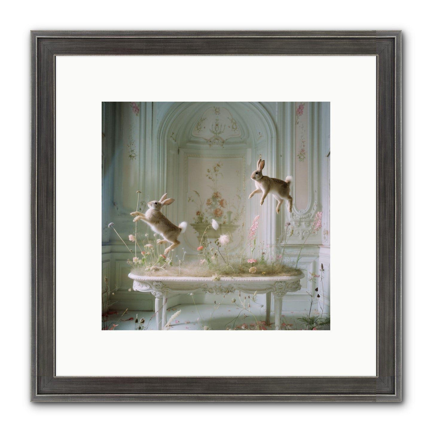 Whimsical Wanderings Framed Print - Slimwoods Black/Silver 10x10