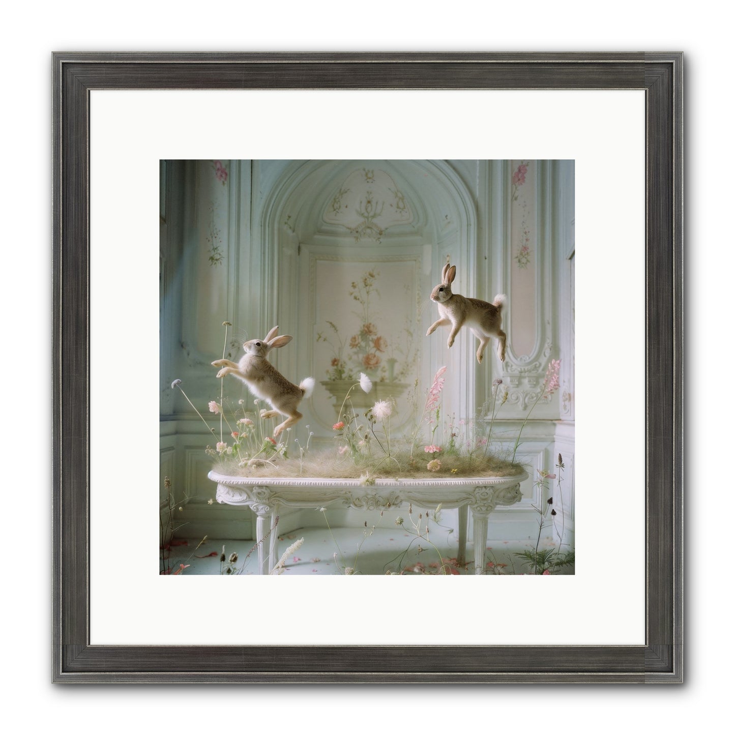Whimsical Wanderings Framed Print - Slimwoods Black/Silver 12x12