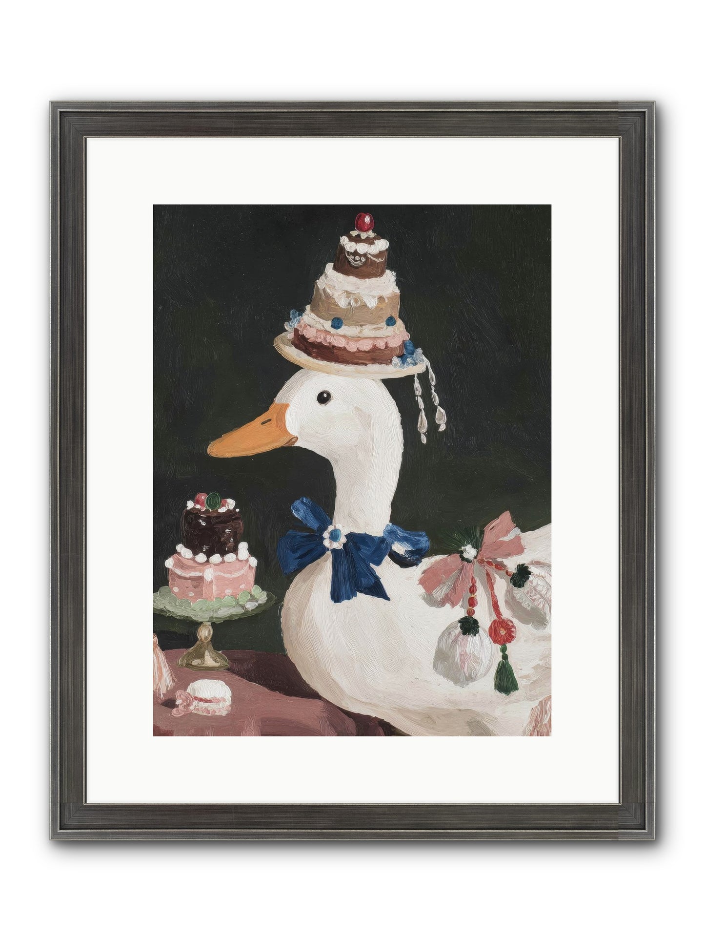 Whimsy Ascending Framed Print - Slimwoods Black/Silver 12x16