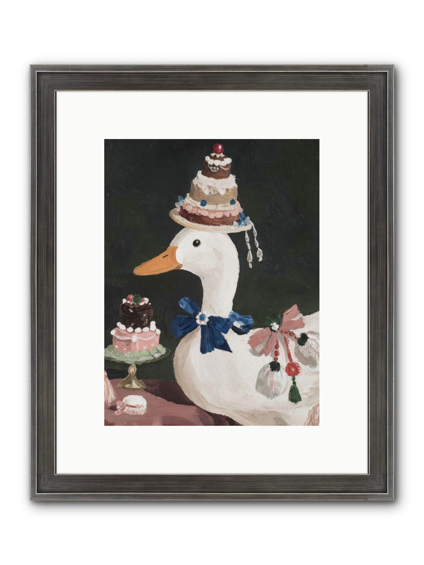 Whimsy Ascending Framed Print - Slimwoods Black/Silver 9x12