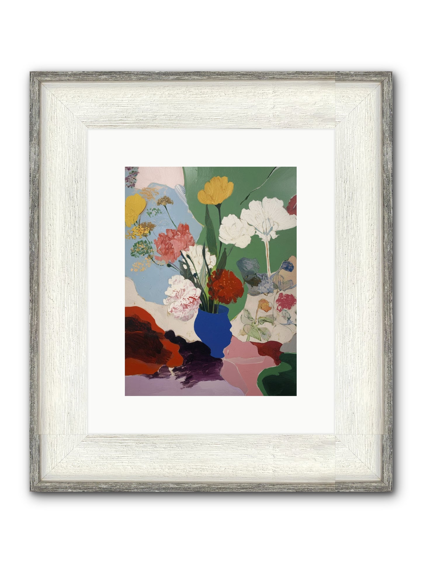 Whispered Journeys Framed Print - Driftwood White 9x12