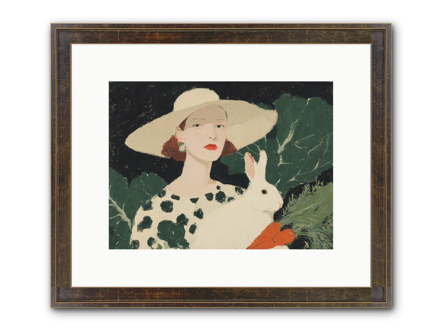 Whispered Promises Framed Print - Slimwoods Black/Gold 12x9