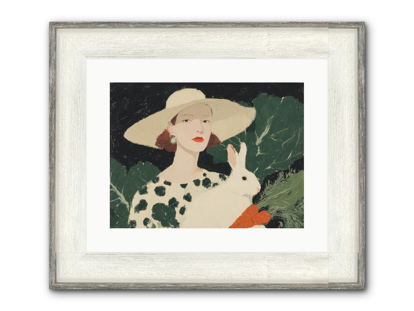Whispered Promises Framed Print - Driftwood White 16x12