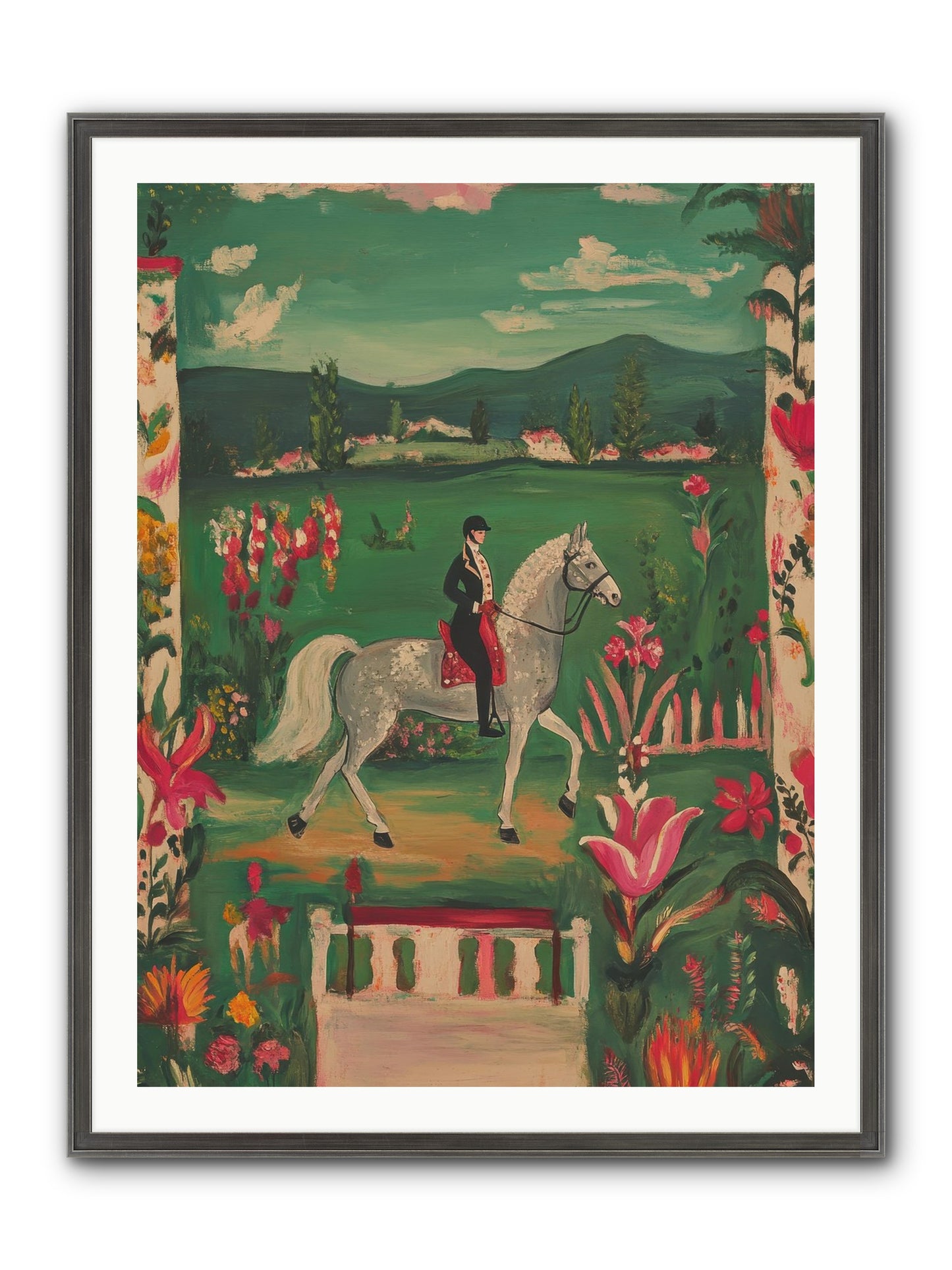 Whispering Field Notes Framed Print - Slimwoods Black/Silver 30x40