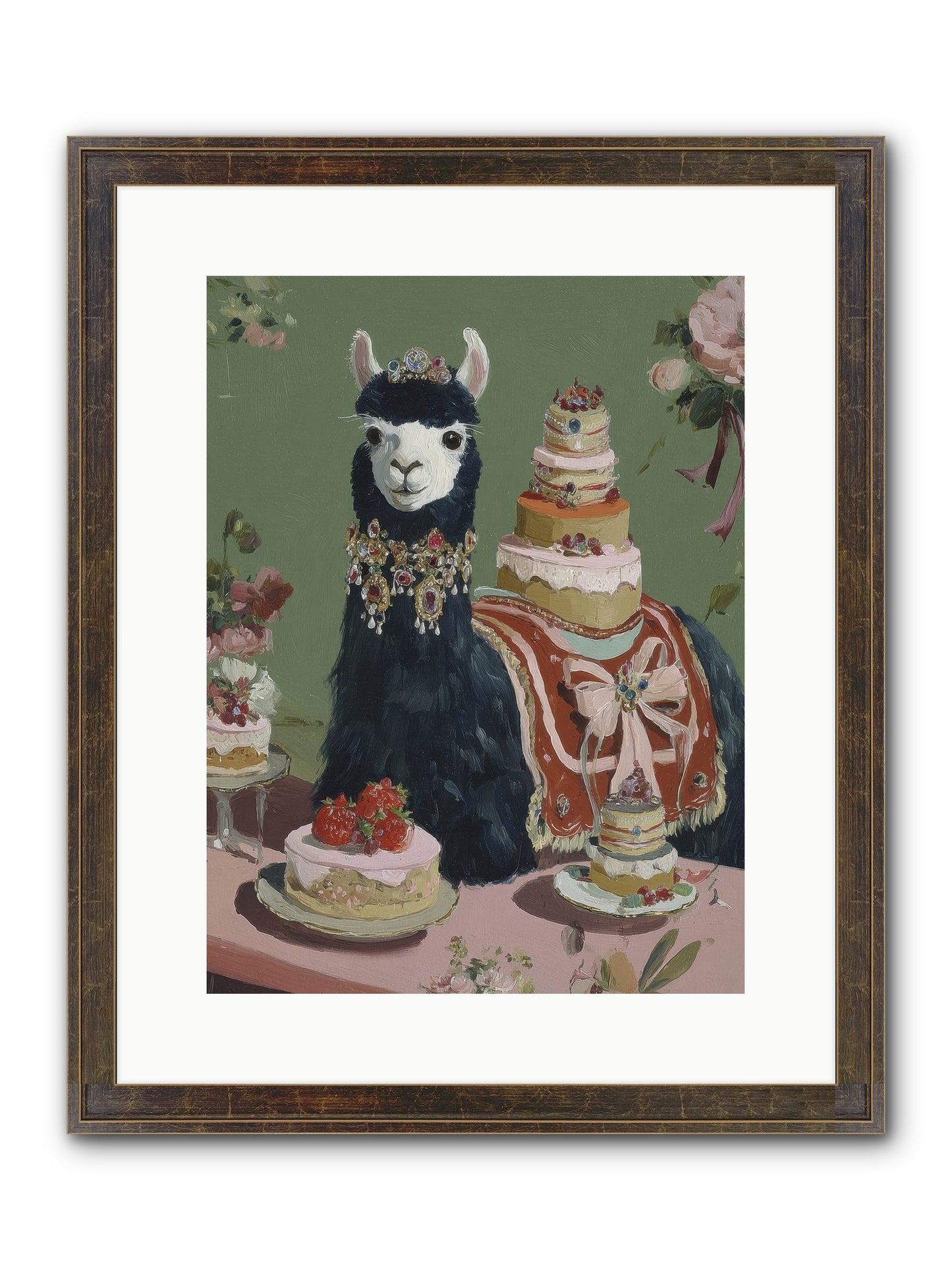 Whispers Of Delight Framed Print - Slimwoods Black/Gold 12x16
