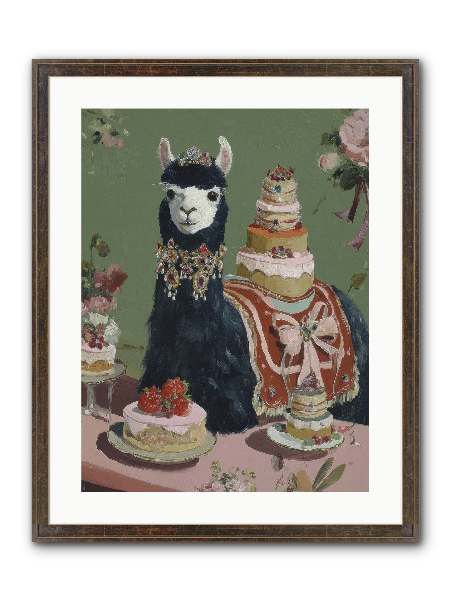 Whispers Of Delight Framed Print - Slimwoods Black/Gold 18x24