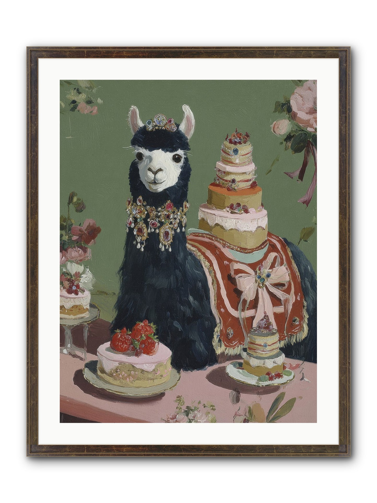 Whispers Of Delight Framed Print - Slimwoods Black/Gold 24x32