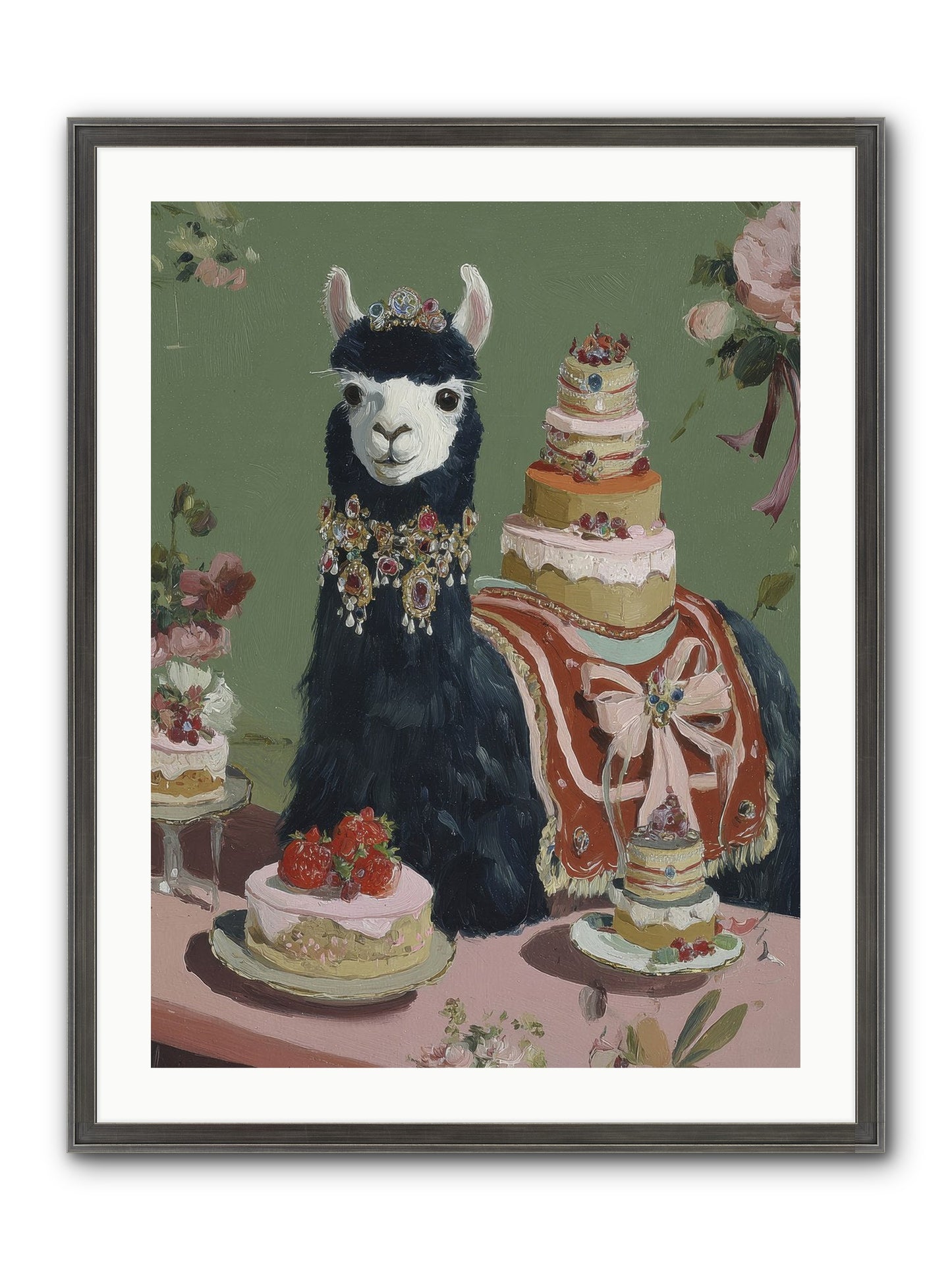 Whispers Of Delight Framed Print - Slimwoods Black/Silver 24x32
