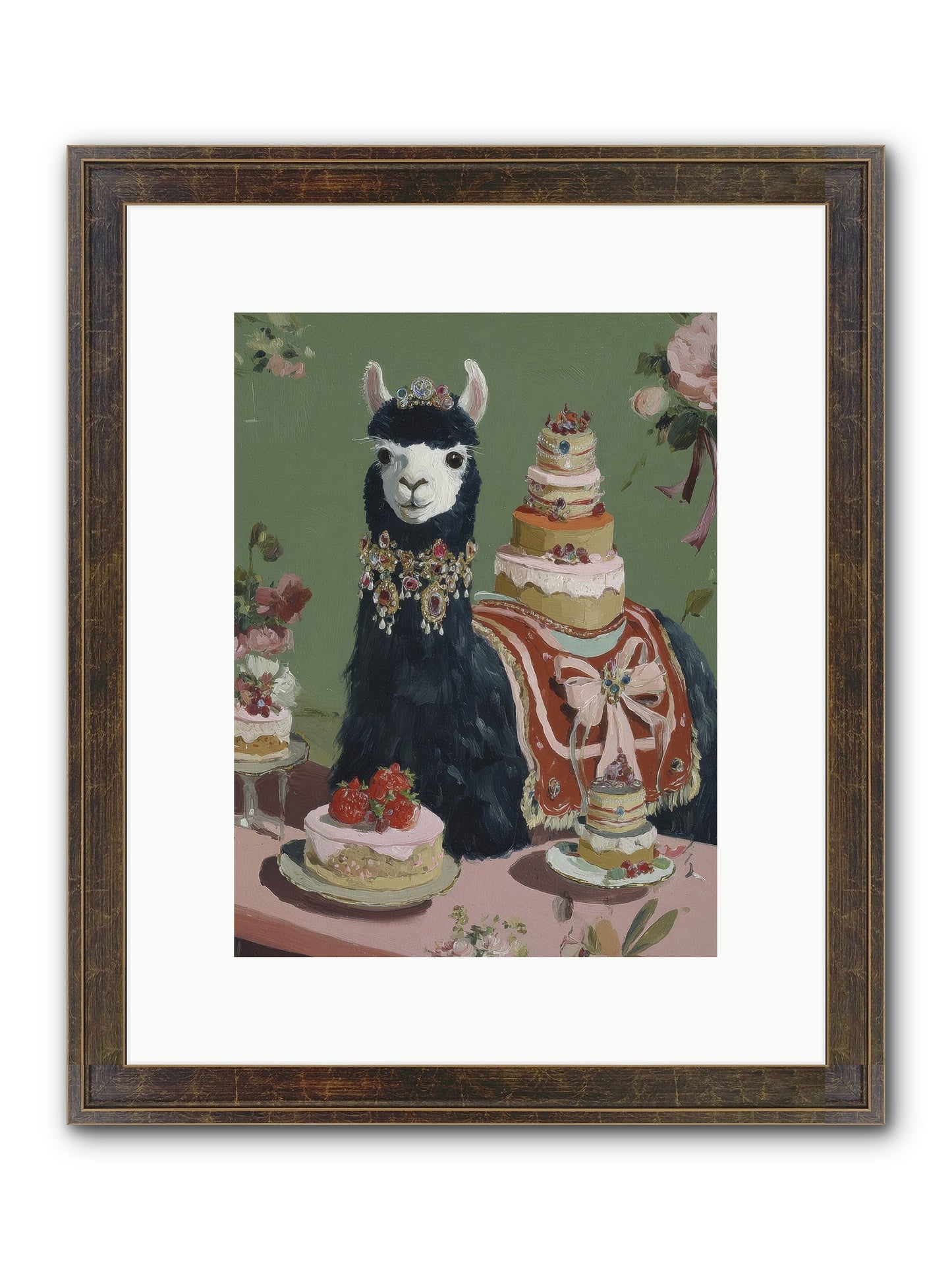 Whispers Of Delight Framed Print - Slimwoods Black/Gold 9x12
