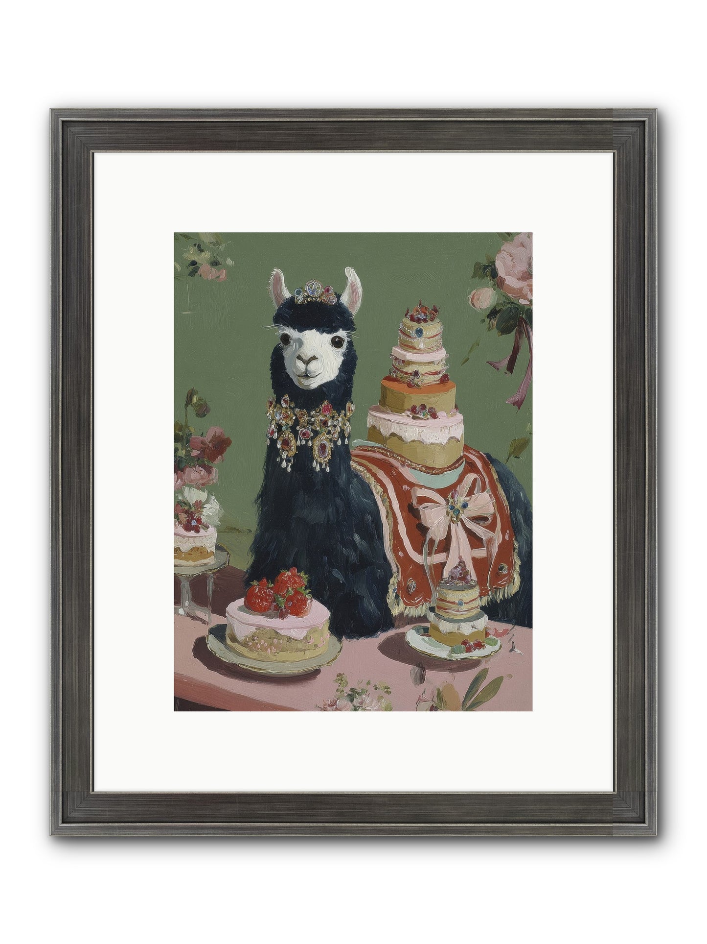 Whispers Of Delight Framed Print - Slimwoods Black/Silver 9x12