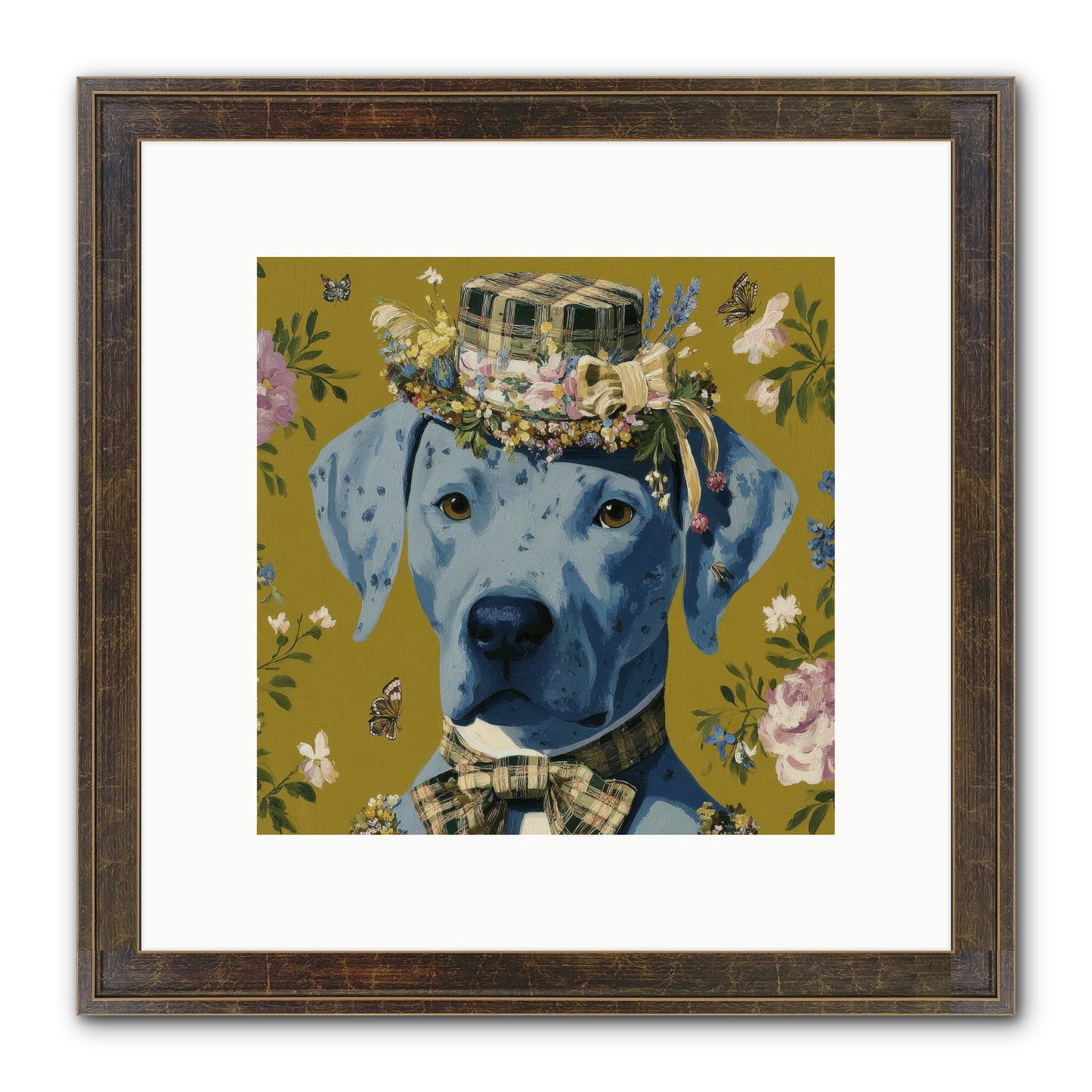 Whispers Of The Woodland Framed Print - Slimwoods Black/Gold 10x10