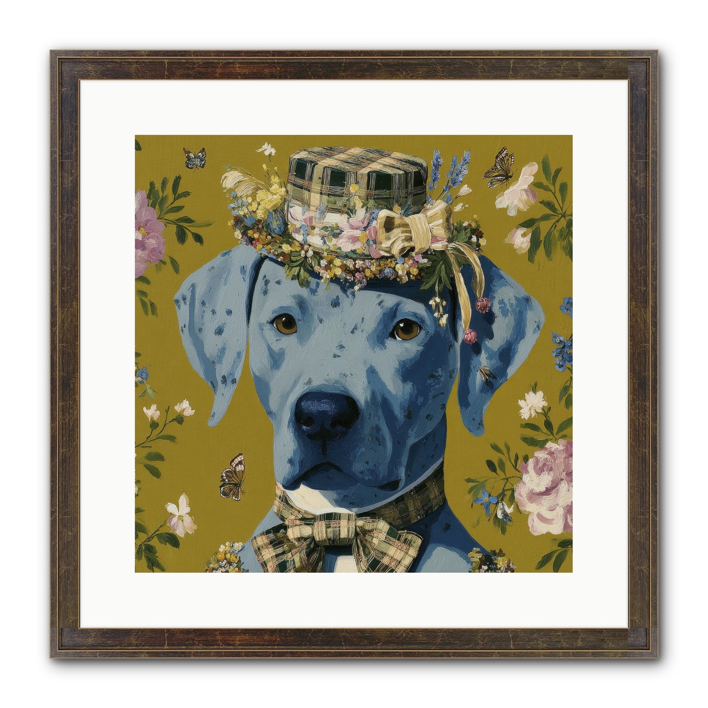 Whispers Of The Woodland Framed Print - Slimwoods Black/Gold 16x16