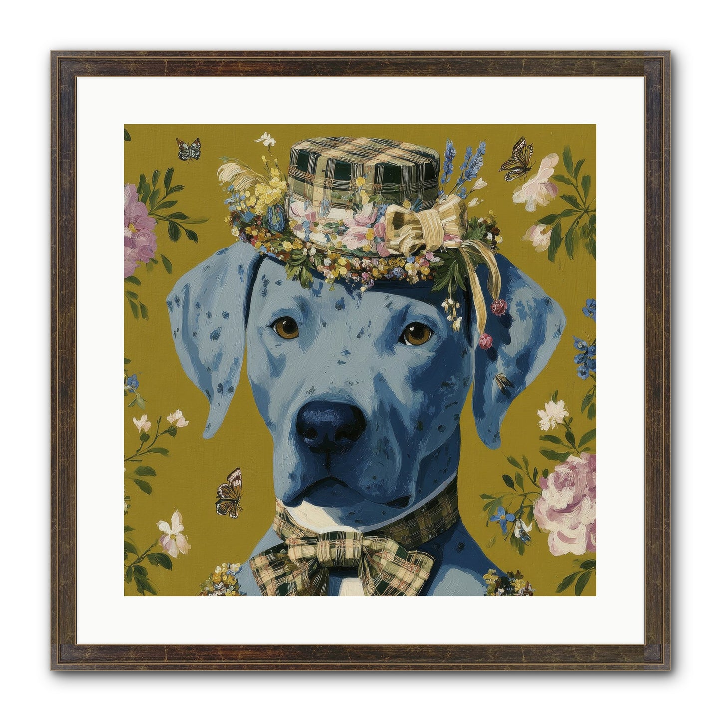 Whispers Of The Woodland Framed Print - Slimwoods Black/Gold 20x20