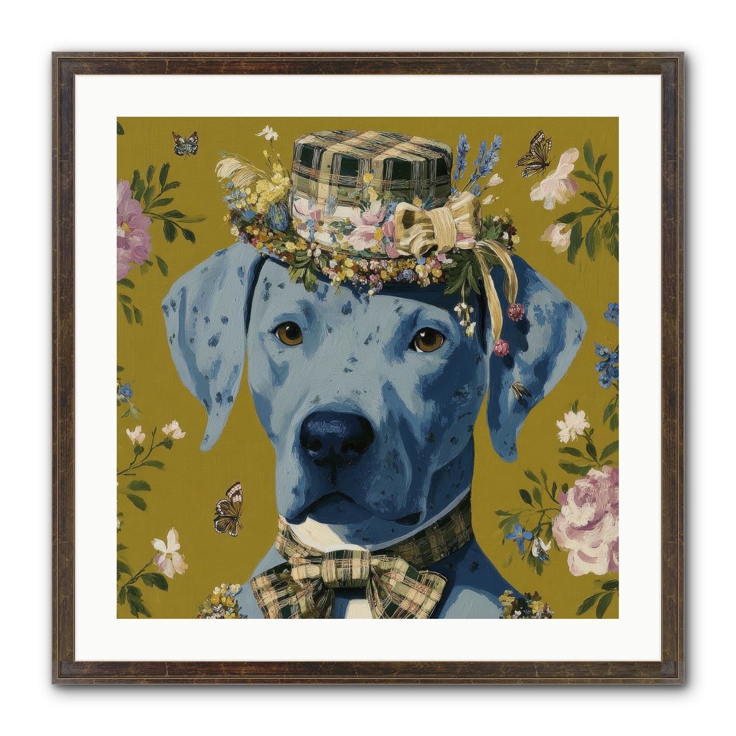 Whispers Of The Woodland Framed Print - Slimwoods Black/Gold 24x24