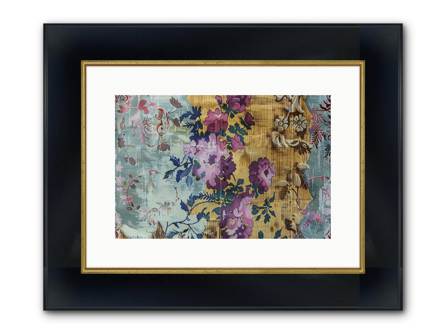 Whispers Of Versailles Framed Print - Wide Black w/Gold 15x10