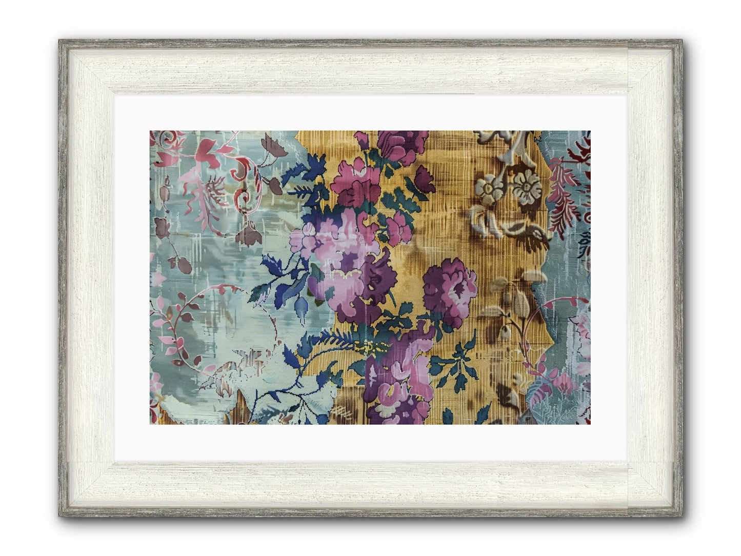 Whispers Of Versailles Framed Print - Driftwood White 24x16