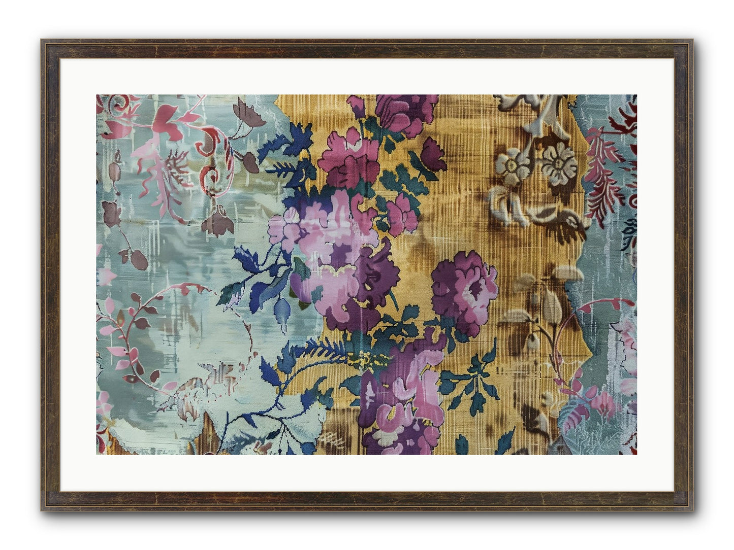 Whispers Of Versailles Framed Print - Slimwoods Black/Gold 30x20