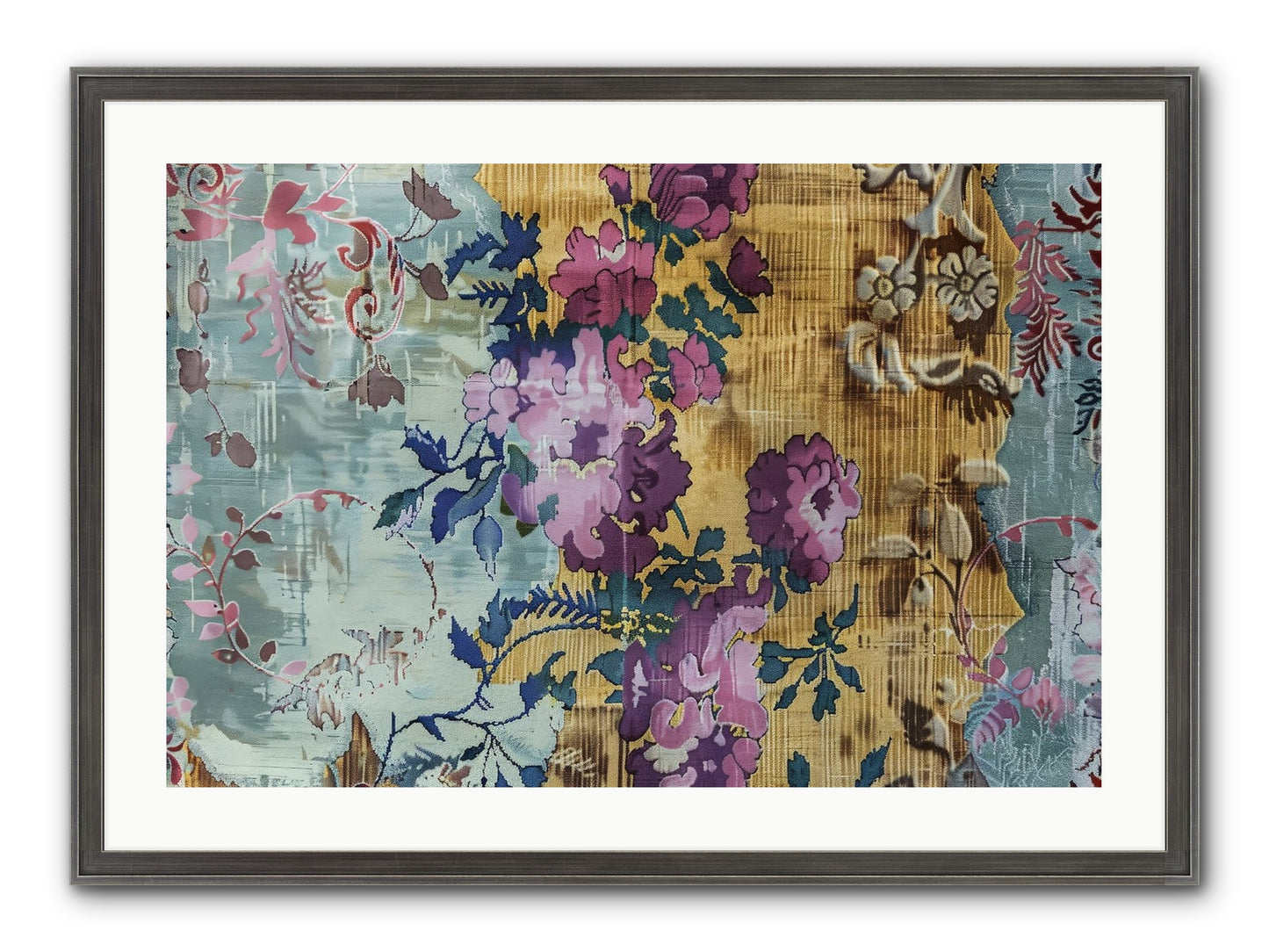 Whispers Of Versailles Framed Print - Slimwoods Black/Silver 30x20
