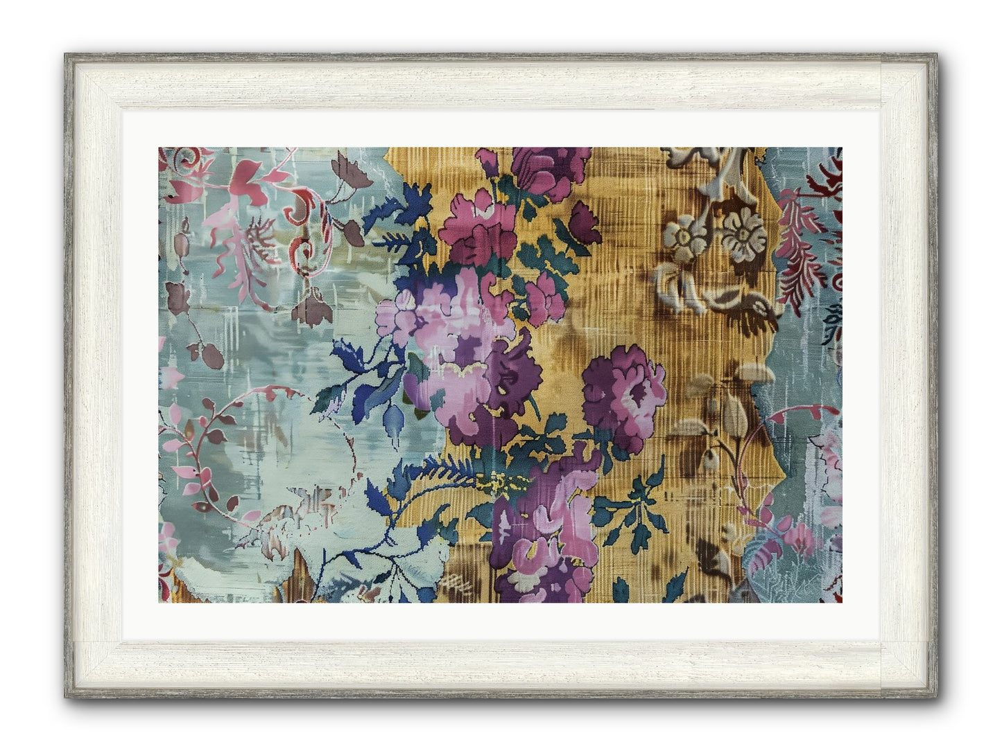 Whispers Of Versailles Framed Print - Driftwood White 36x24