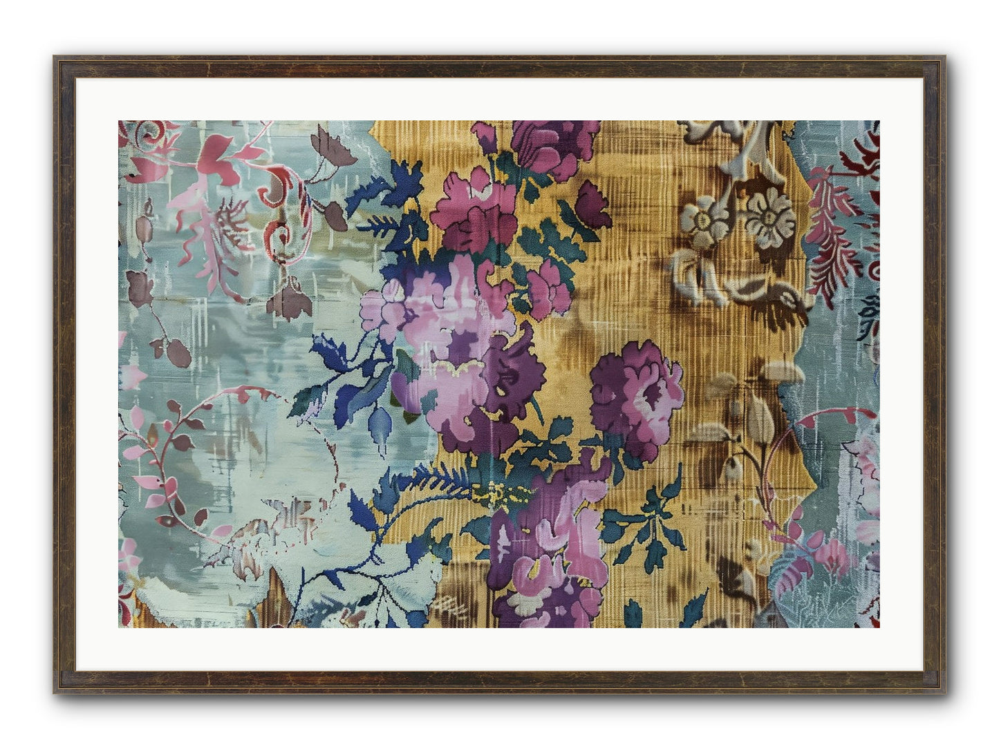 Whispers Of Versailles Framed Print - Slimwoods Black/Gold 36x24