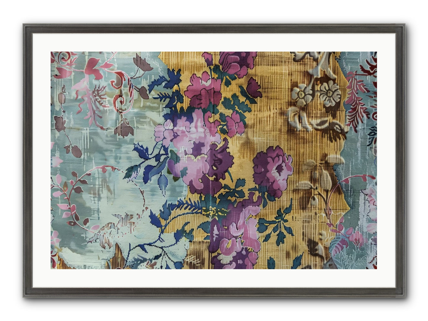 Whispers Of Versailles Framed Print - Slimwoods Black/Silver 36x24