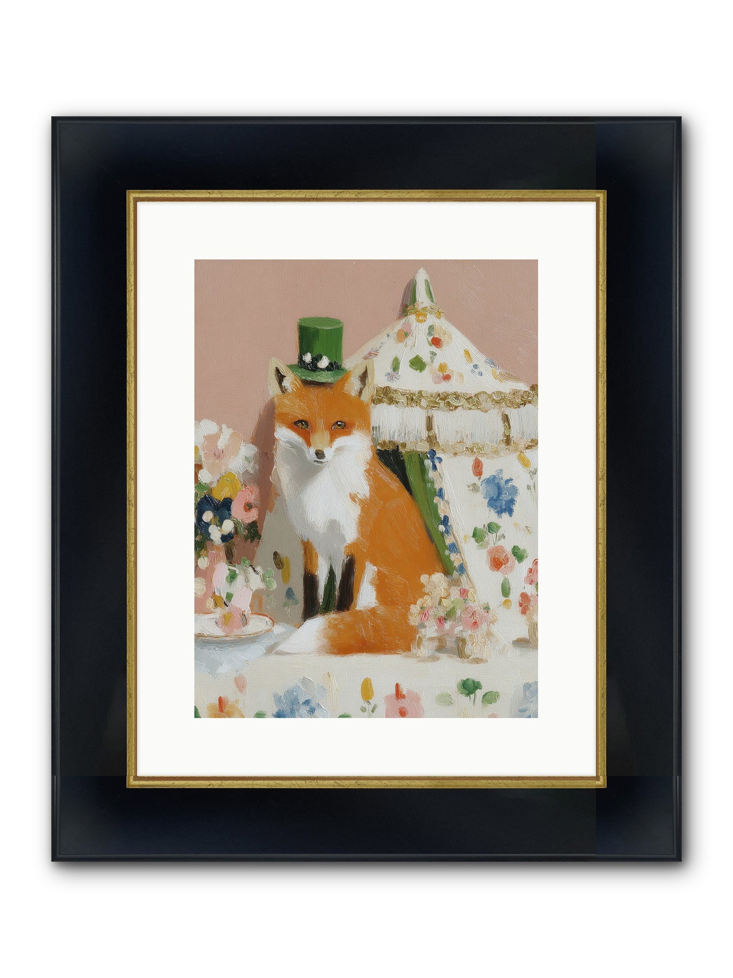 Whispers Of Wonder Framed Print - Wide Black w/Gold 12x16