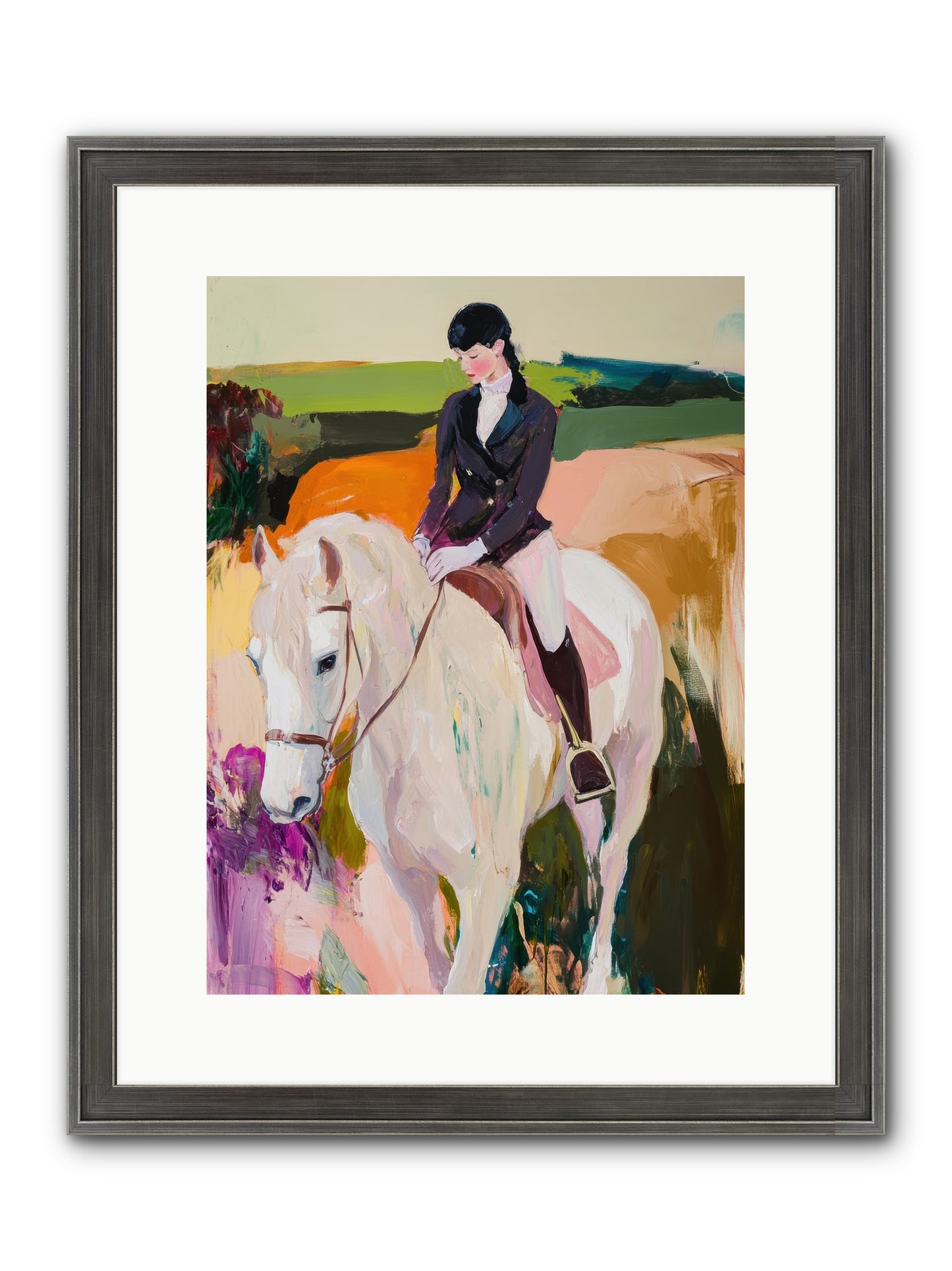 Whistling Wind Framed Print - Slimwoods Black/Silver 12x16