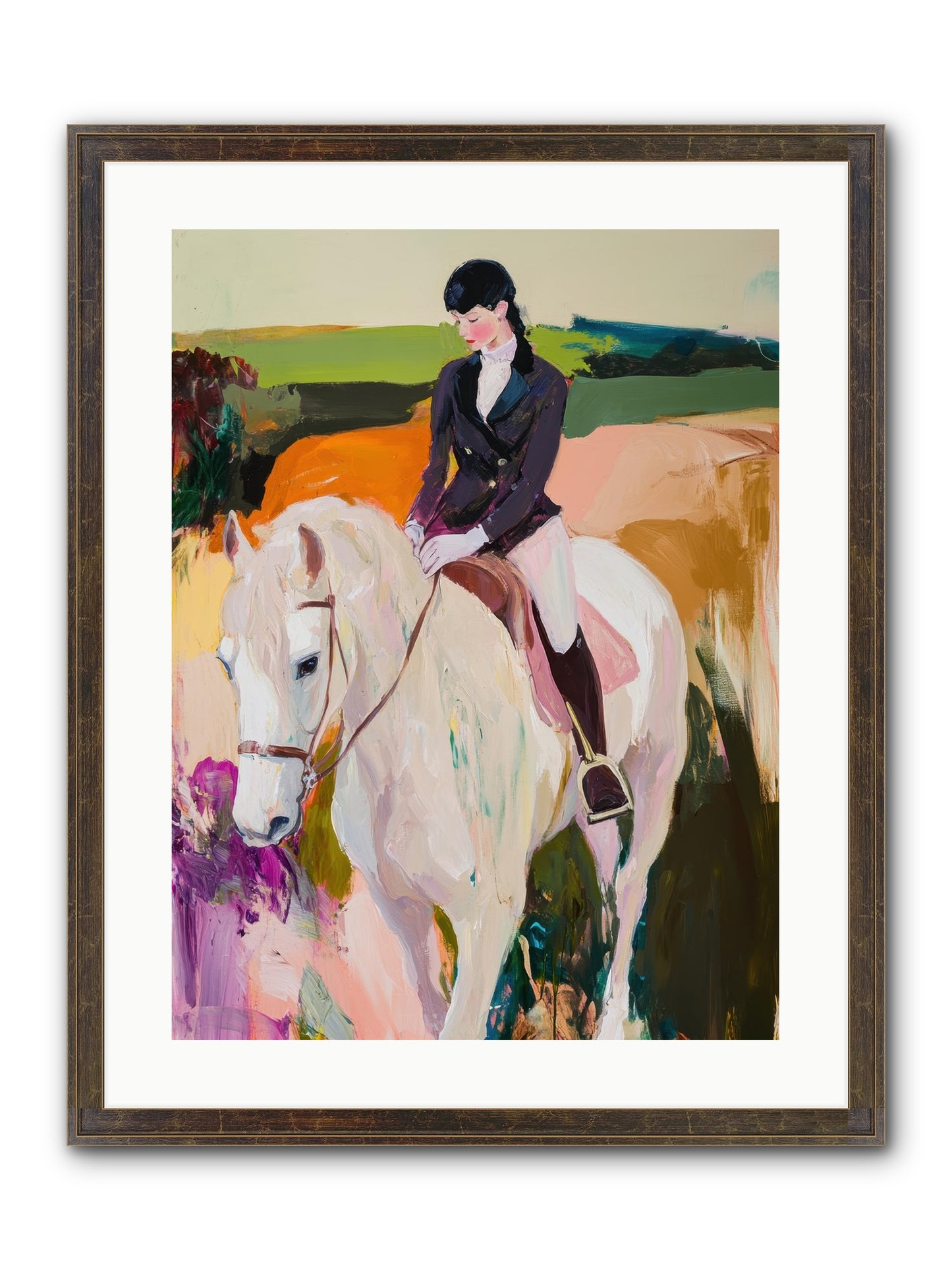 Whistling Wind Framed Print - Slimwoods Black/Gold 18x24