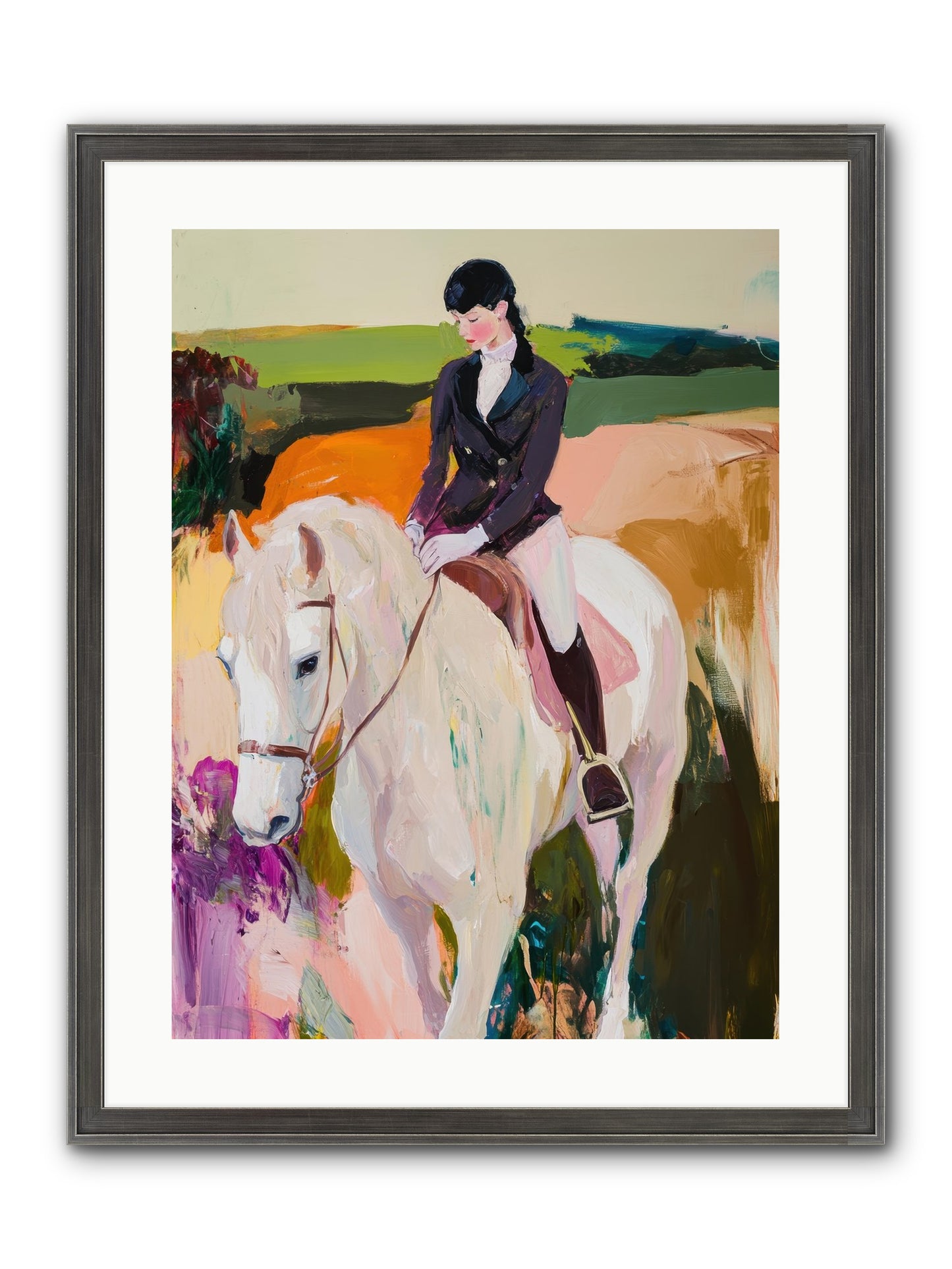 Whistling Wind Framed Print - Slimwoods Black/Silver 18x24