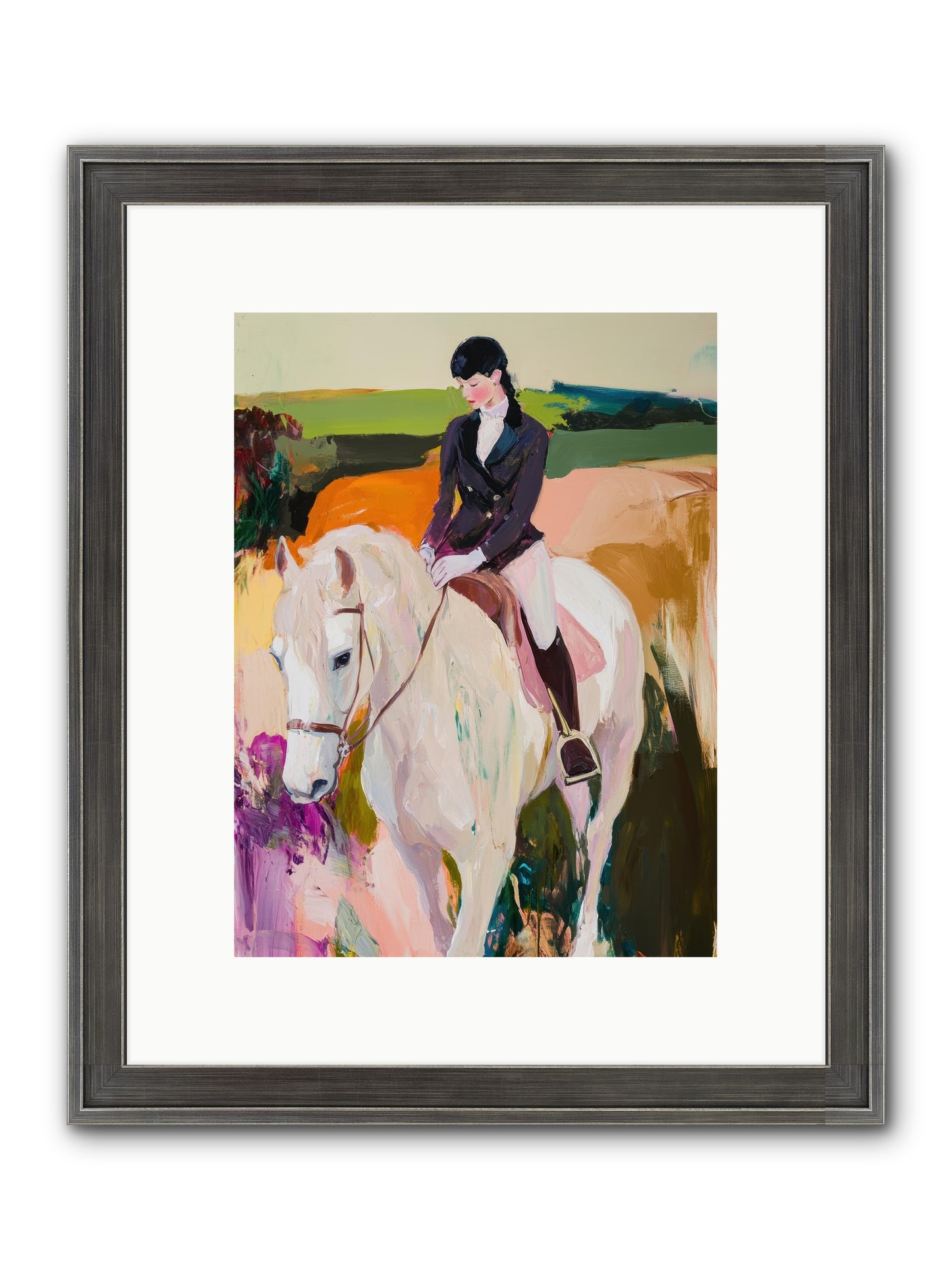Whistling Wind Framed Print - Slimwoods Black/Silver 9x12