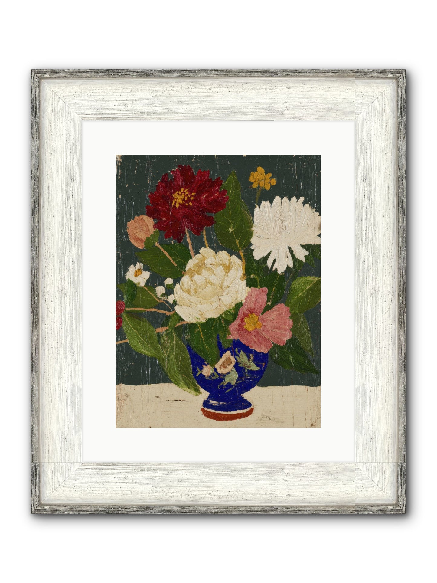 Wild Abundance Framed Print - Driftwood White 12x16