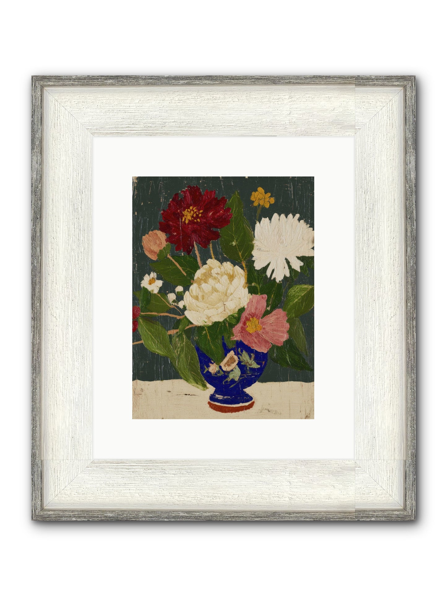 Wild Abundance Framed Print - Driftwood White 9x12